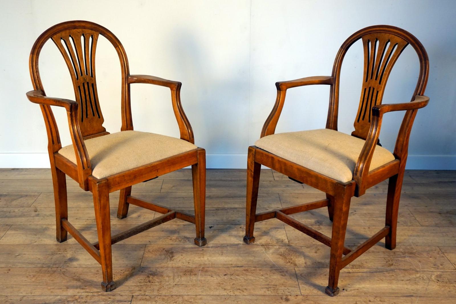Pair of Birch & Elm Armchairs (1 of 7)