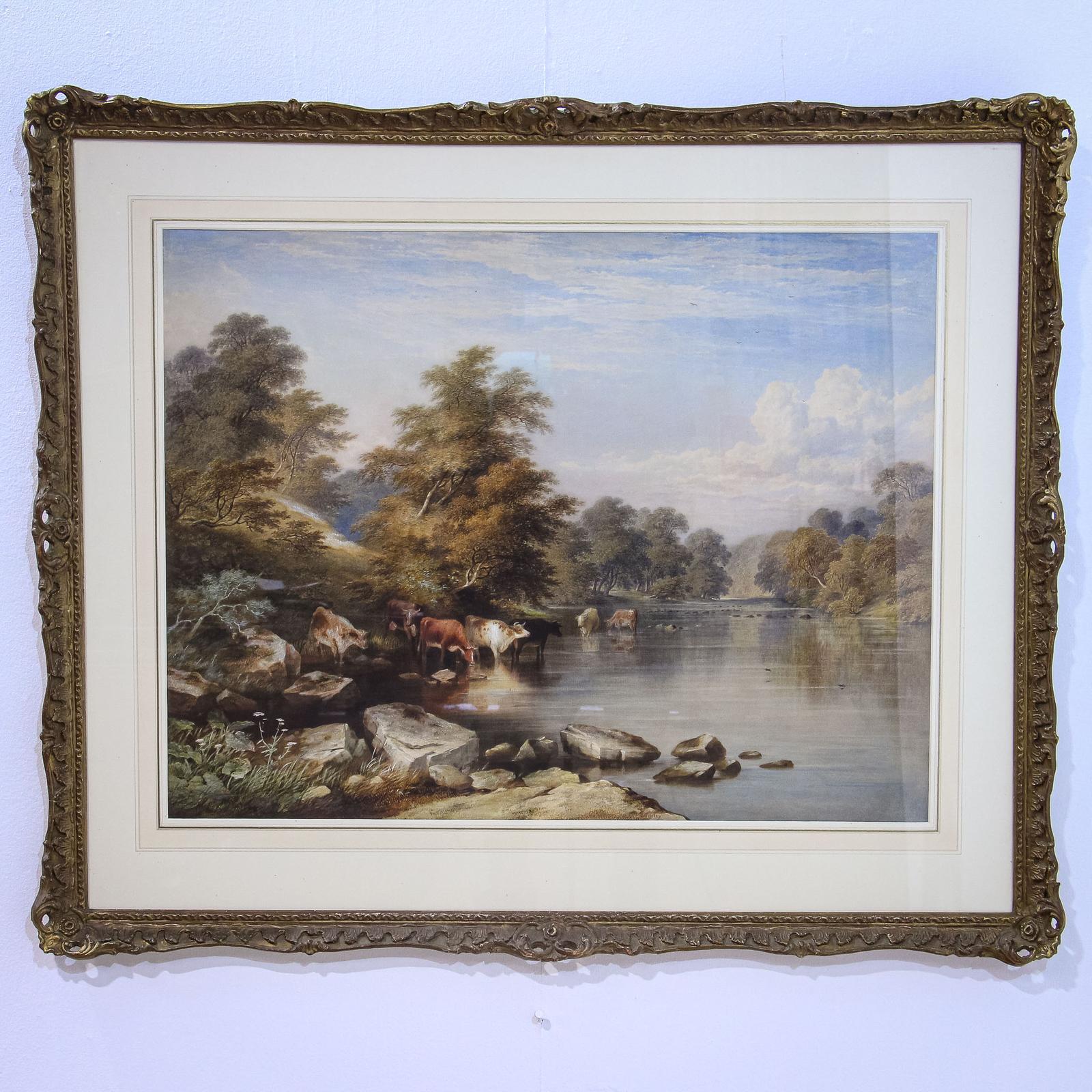 Charles Frederick Buckley Landscape Watercolour (1 of 8)