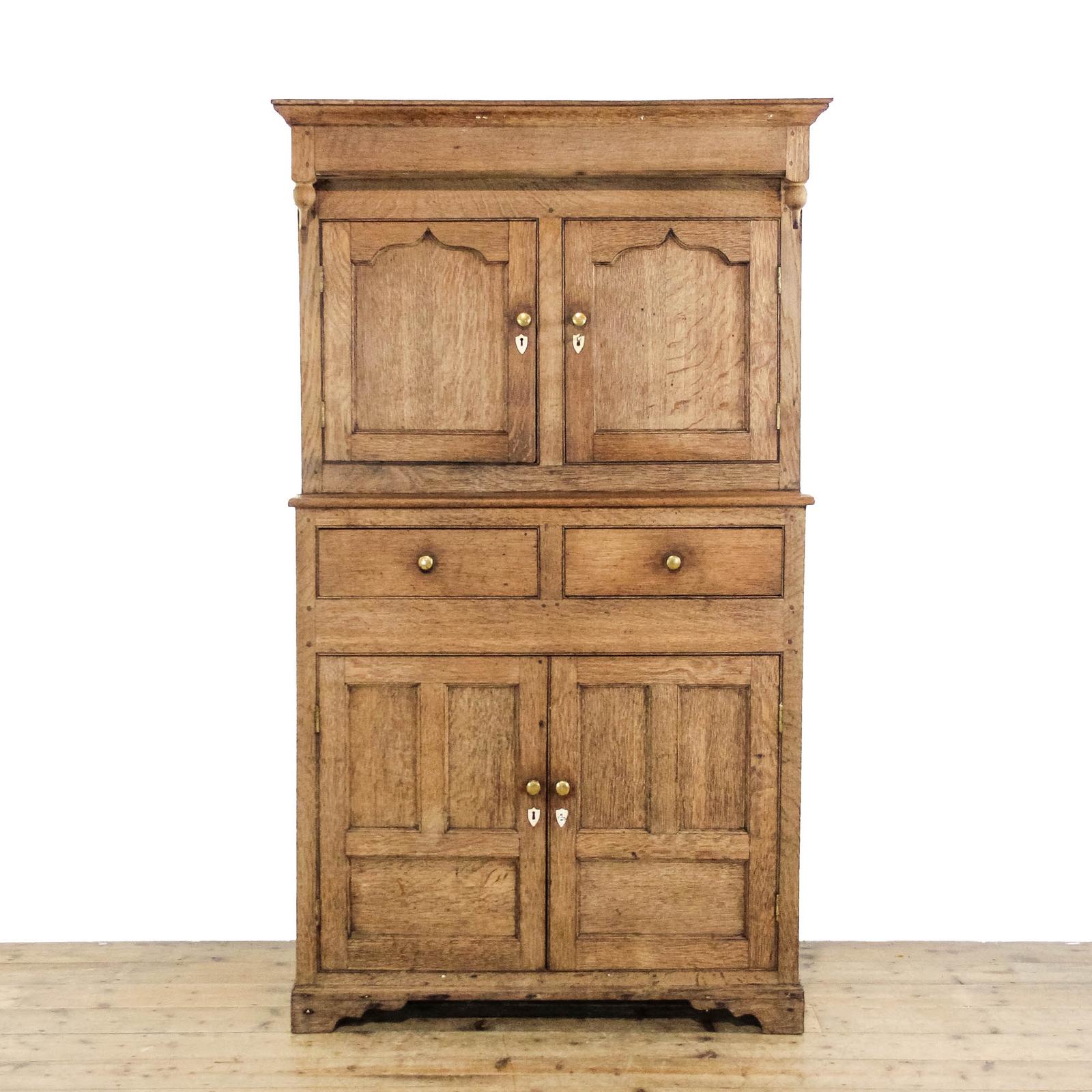 Antique 18th Century Welsh Oak Cupboard (1 of 10)