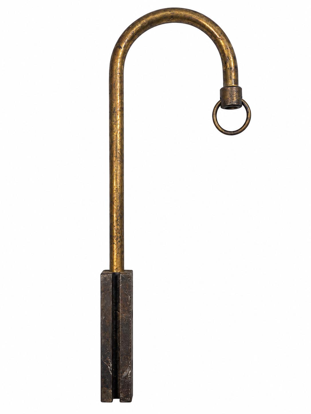 Vintage Industrial Brass Swan Neck Wall Bracket – Lamp Hanging Hook (1 of 5) Vintage Industrial Brass Swan Neck Wall Bracket – Lamp Hanging Hook (1 of 5)