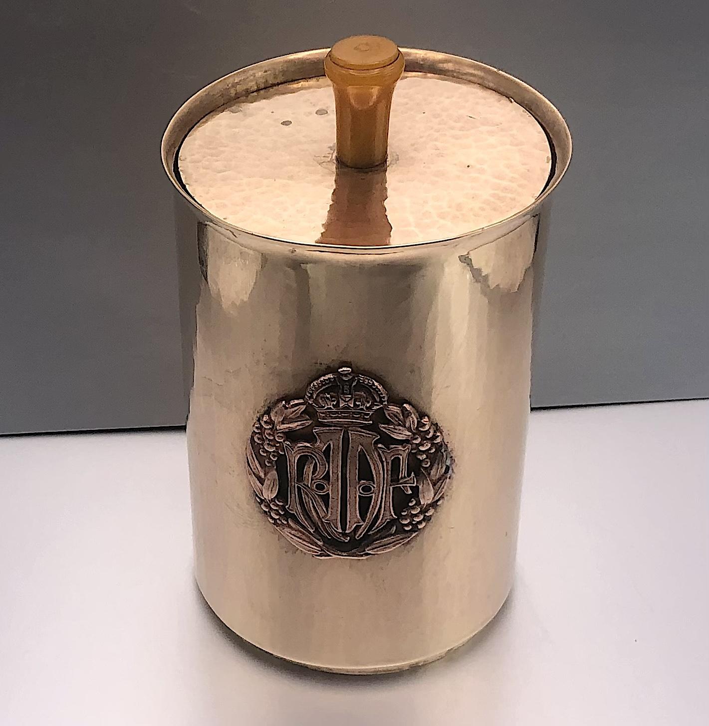 WW2 Royal Australian Air Force Copper Lidded Pot (1 of 4)