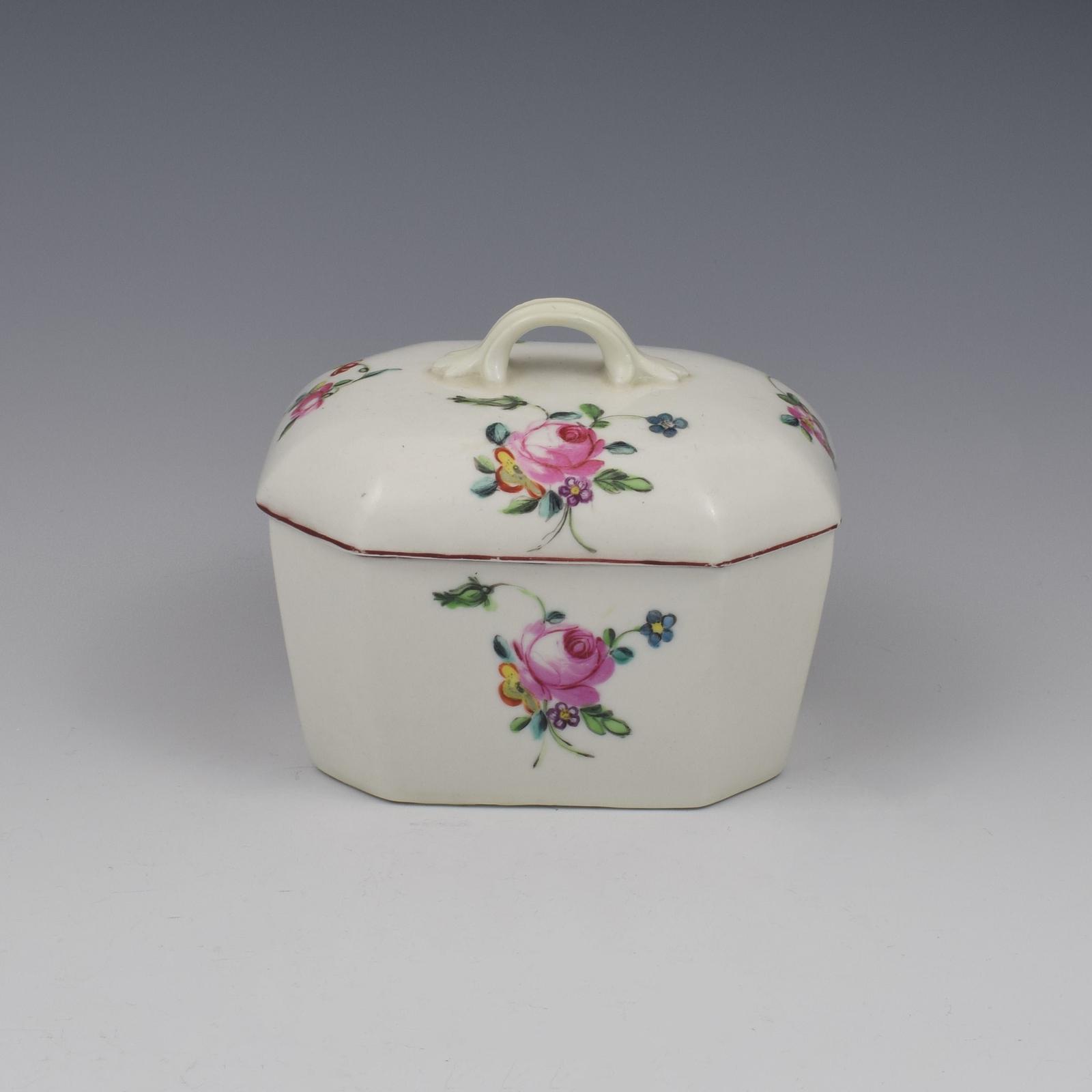 18th Century Derby Porcelain Butter Tub / Dish c.1760 (1 of 12)