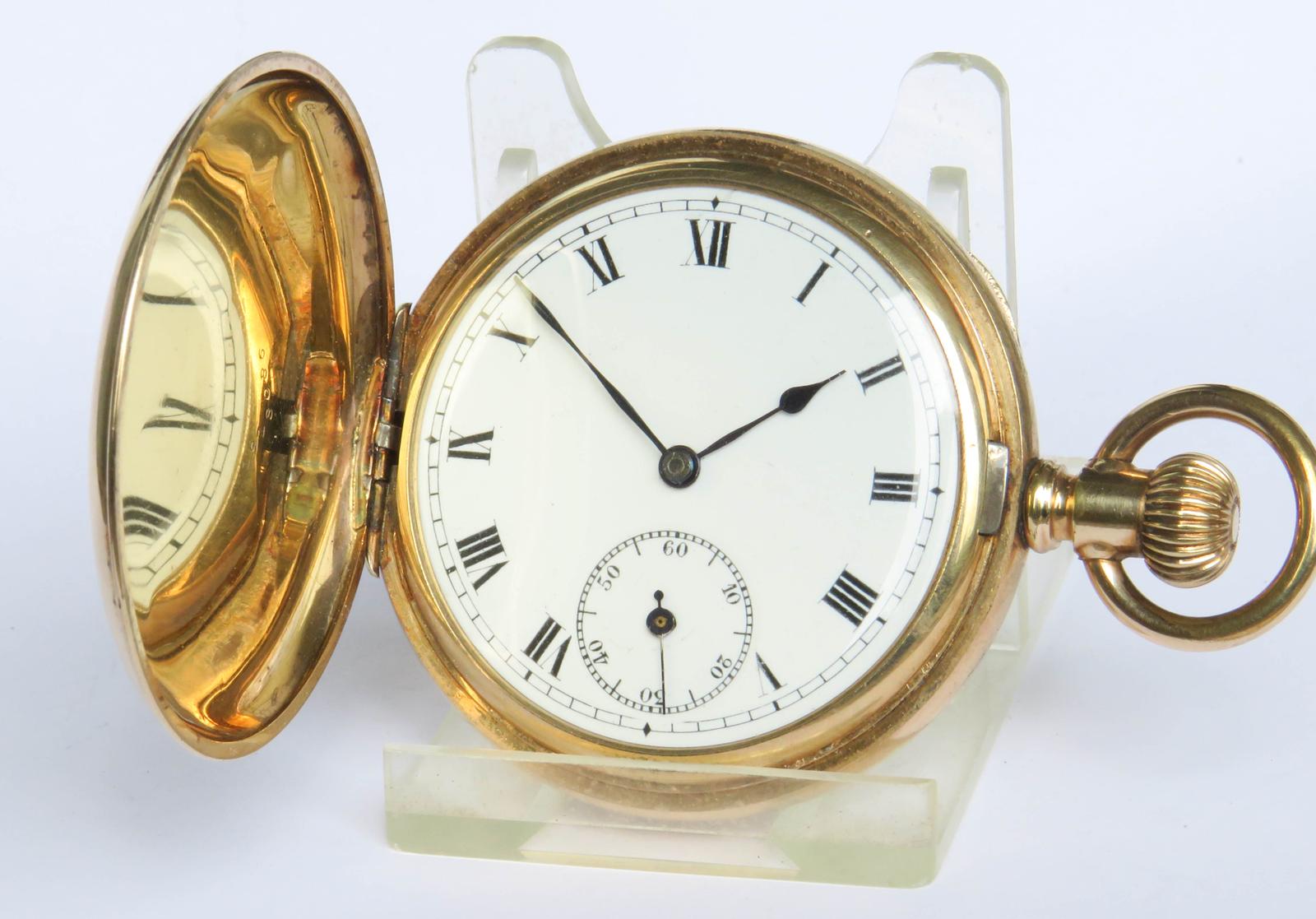 Pocket Watch : Antique 1920s Lonville Full Hunter Pocket Watch (1 of 5)