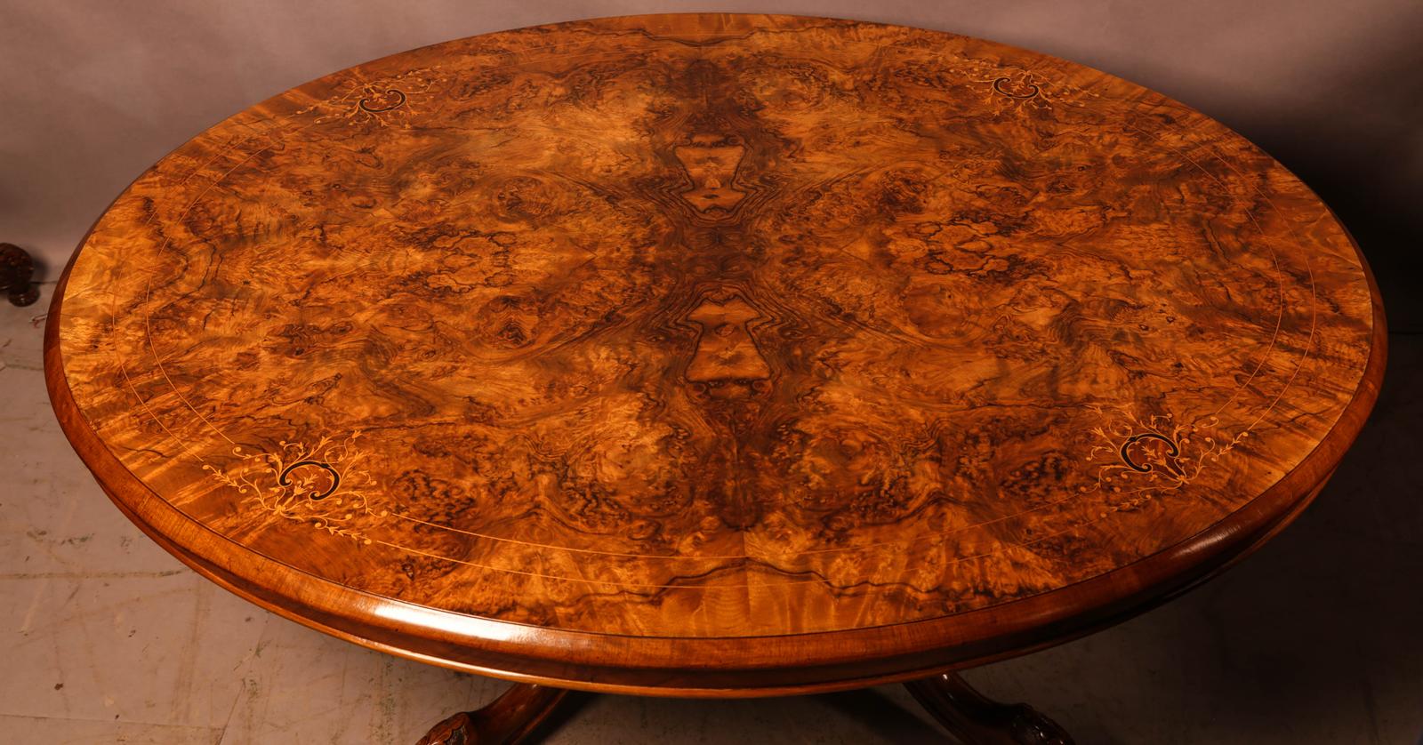 Victorian Burr Walnut Coffee Table (Adapted) (1 of 5) Victorian Burr Walnut Coffee Table (Adapted) (1 of 5)
