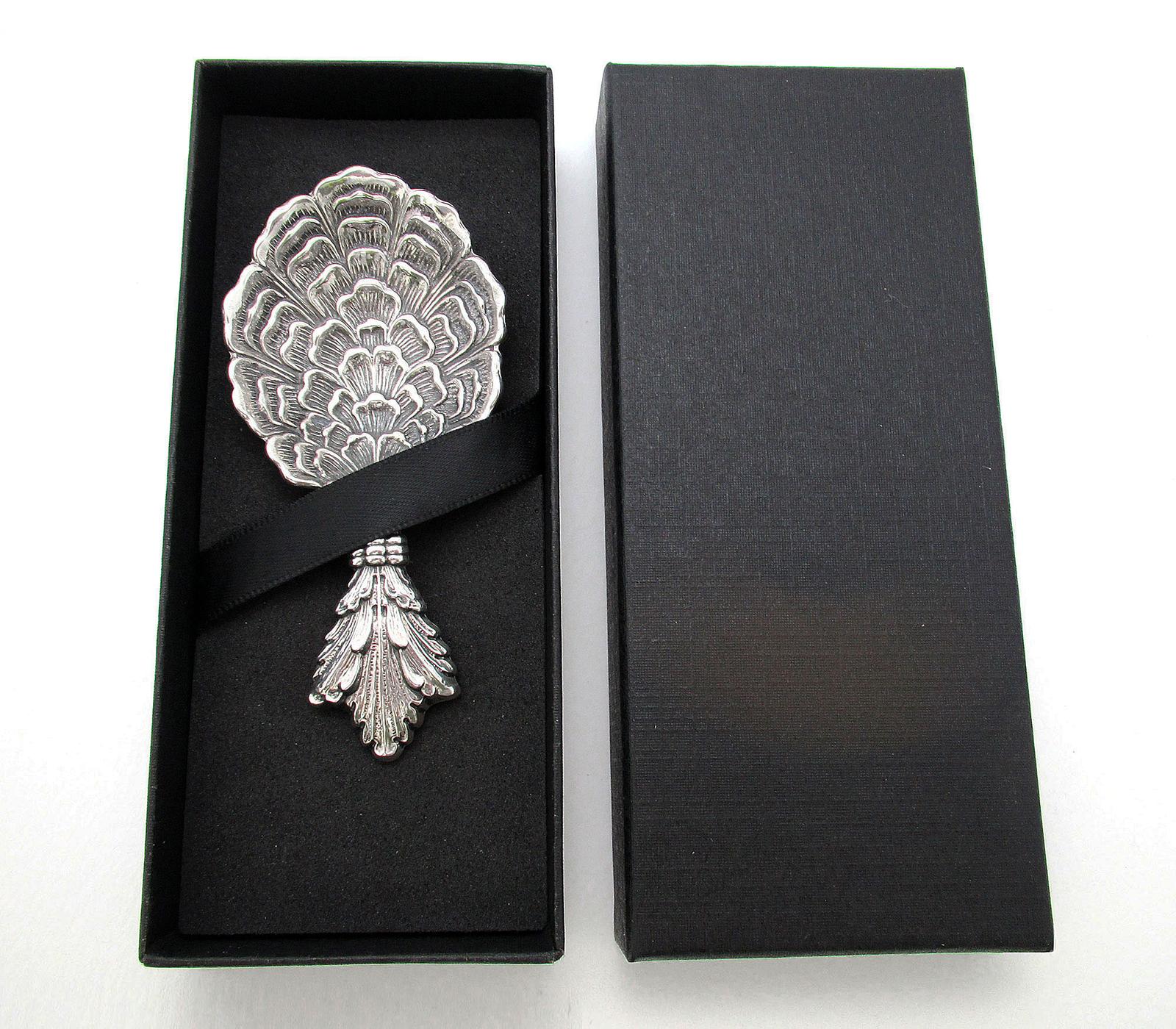 Rare Italian Vintage Gianmaria Buccellati Solid Sterling Silver Tea Caddy Spoon (1 of 8)