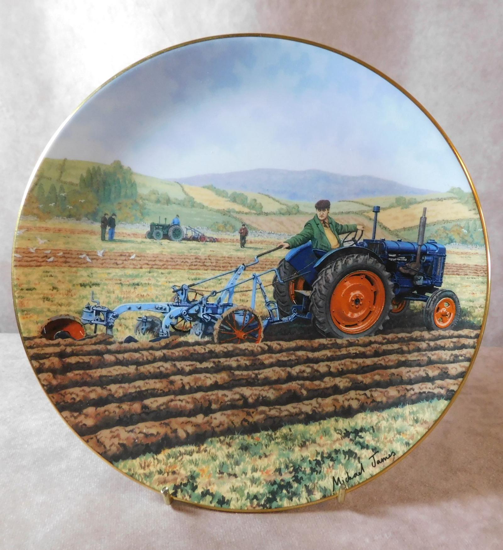 "At The Vintage" Limited Edition James Herriot Plate (1 of 3) "At The Vintage" Limited Edition James Herriot Plate (1 of 3)