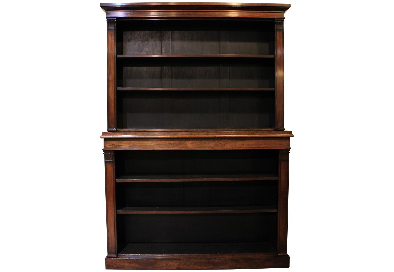 Early 19th Century Rosewood Open Bookcase (1 of 4)