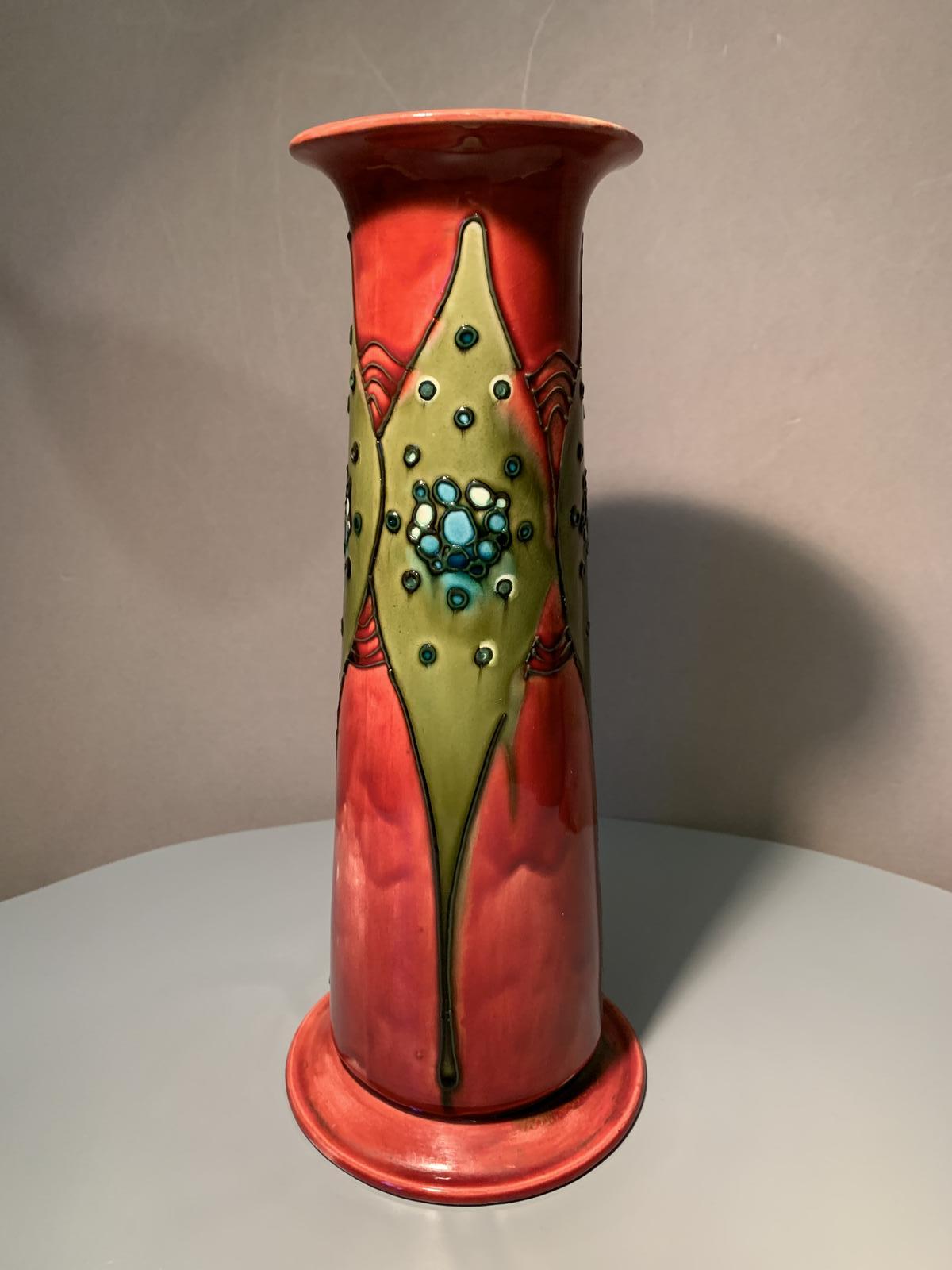 Minton Secessionist Art Nouveau Vase c.1900 (1 of 4)