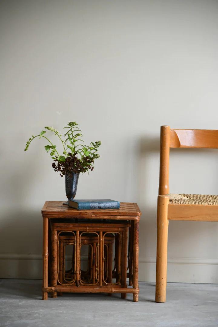 Retro Bamboo Nest of Tables (1 of 13) Retro Bamboo Nest of Tables (1 of 13)