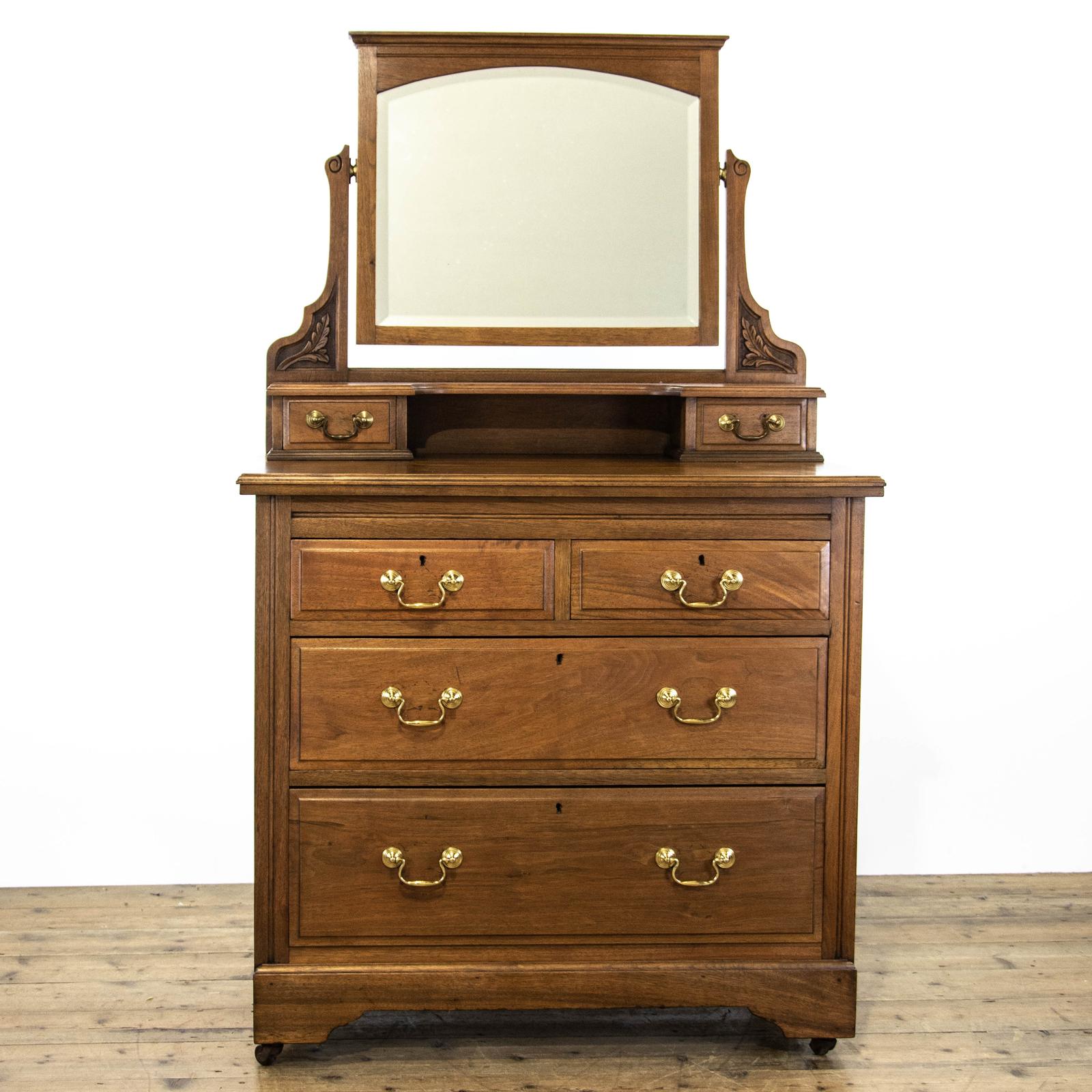 Antique Walnut Dressing Table Chest (1 of 10) Antique Walnut Dressing Table Chest (1 of 10)