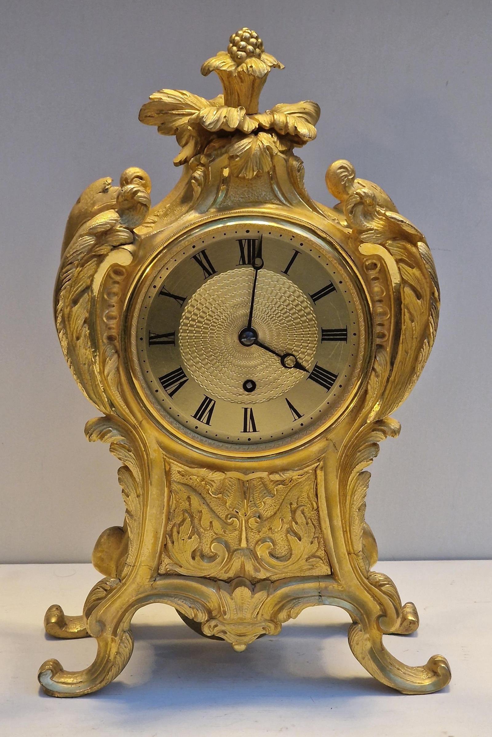 Barwise of London Ormolu Fusee Mantel Clock (1 of 7)