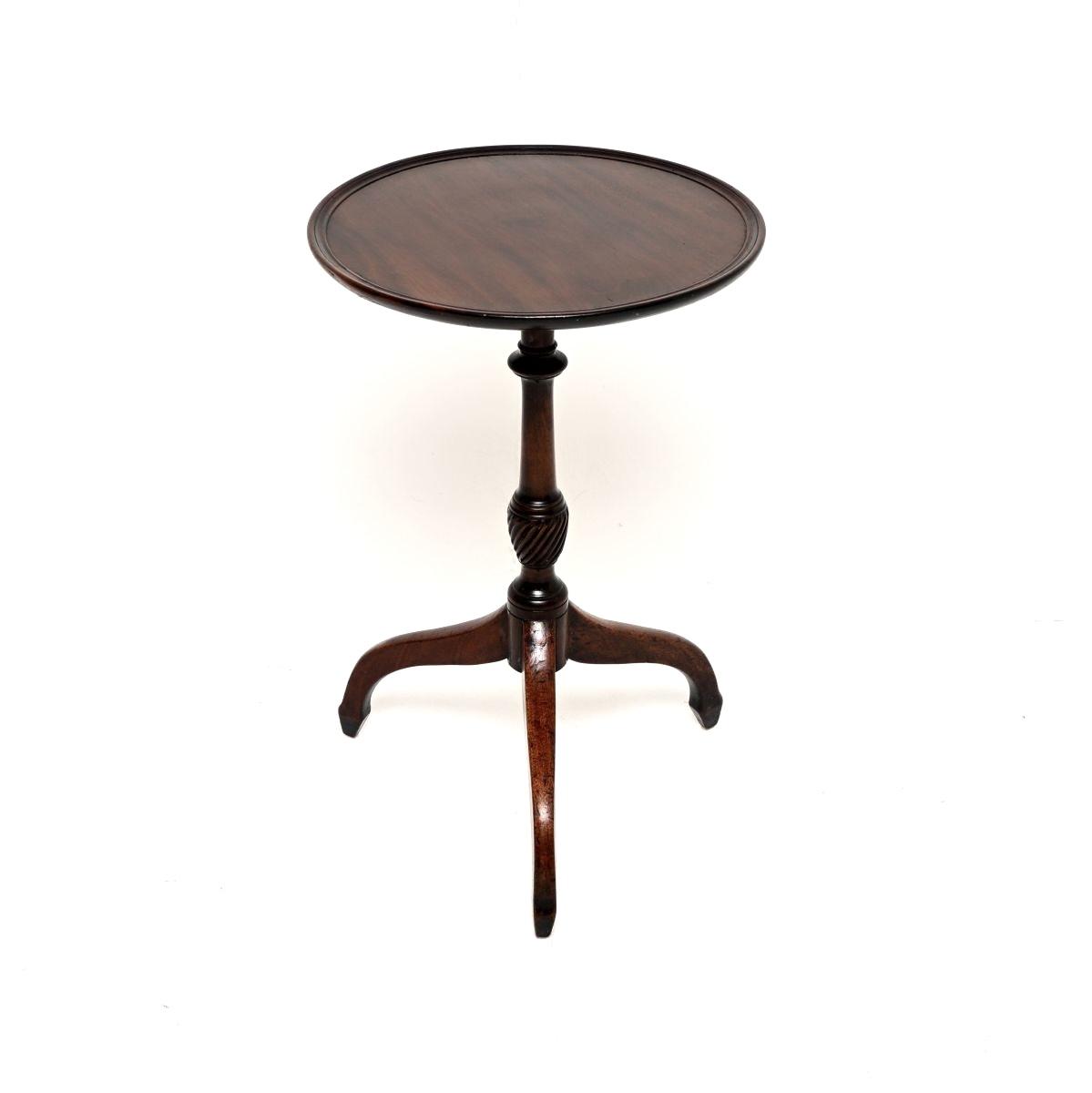 Antique Georgian Period Mahogany Snap Top Occasional Table (1 of 7) Antique Georgian Period Mahogany Snap Top Occasional Table (1 of 7)