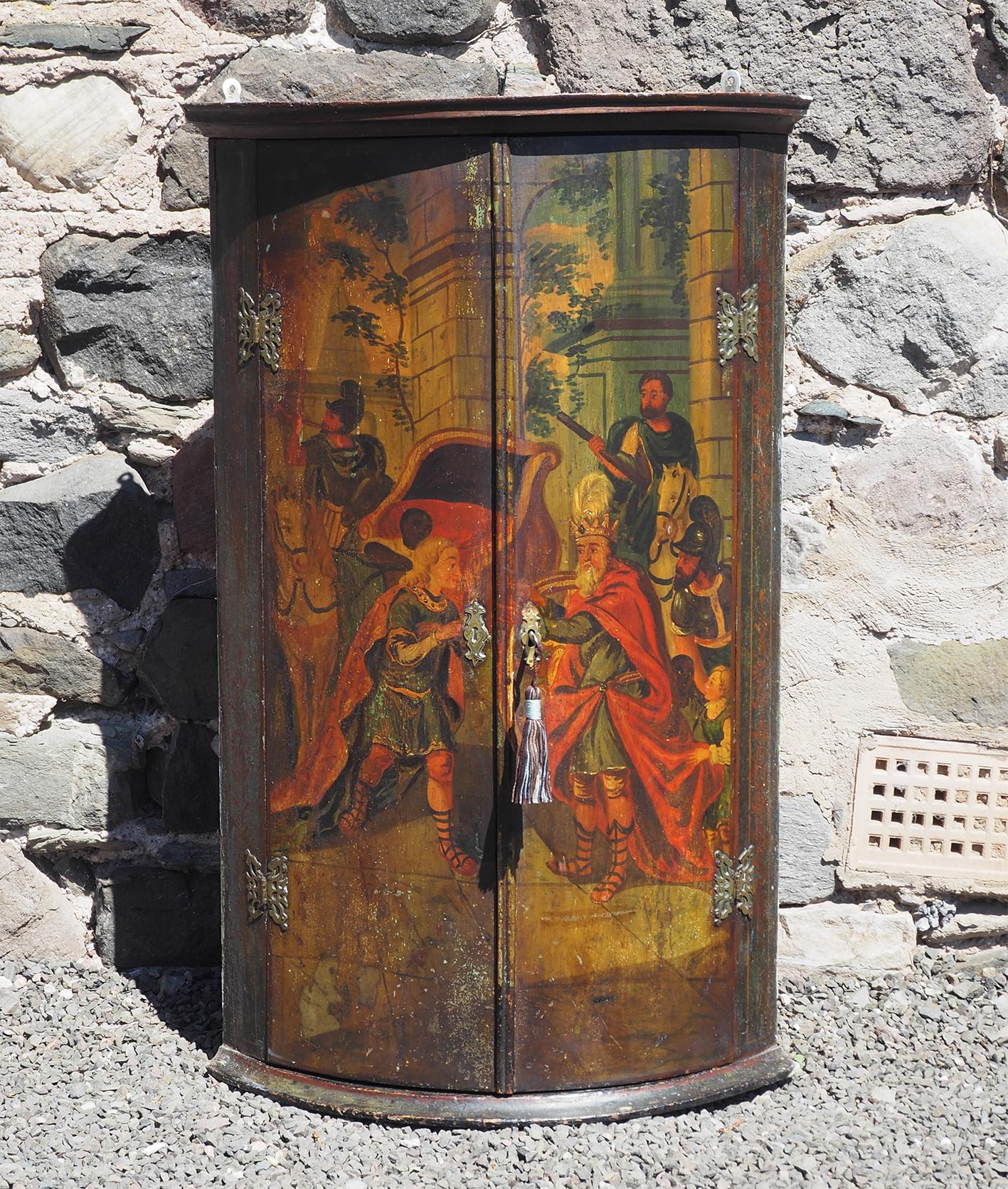 Queen Anne Dutch Lacquer Corner Cabinet (1 of 6) Queen Anne Dutch Lacquer Corner Cabinet (1 of 6)