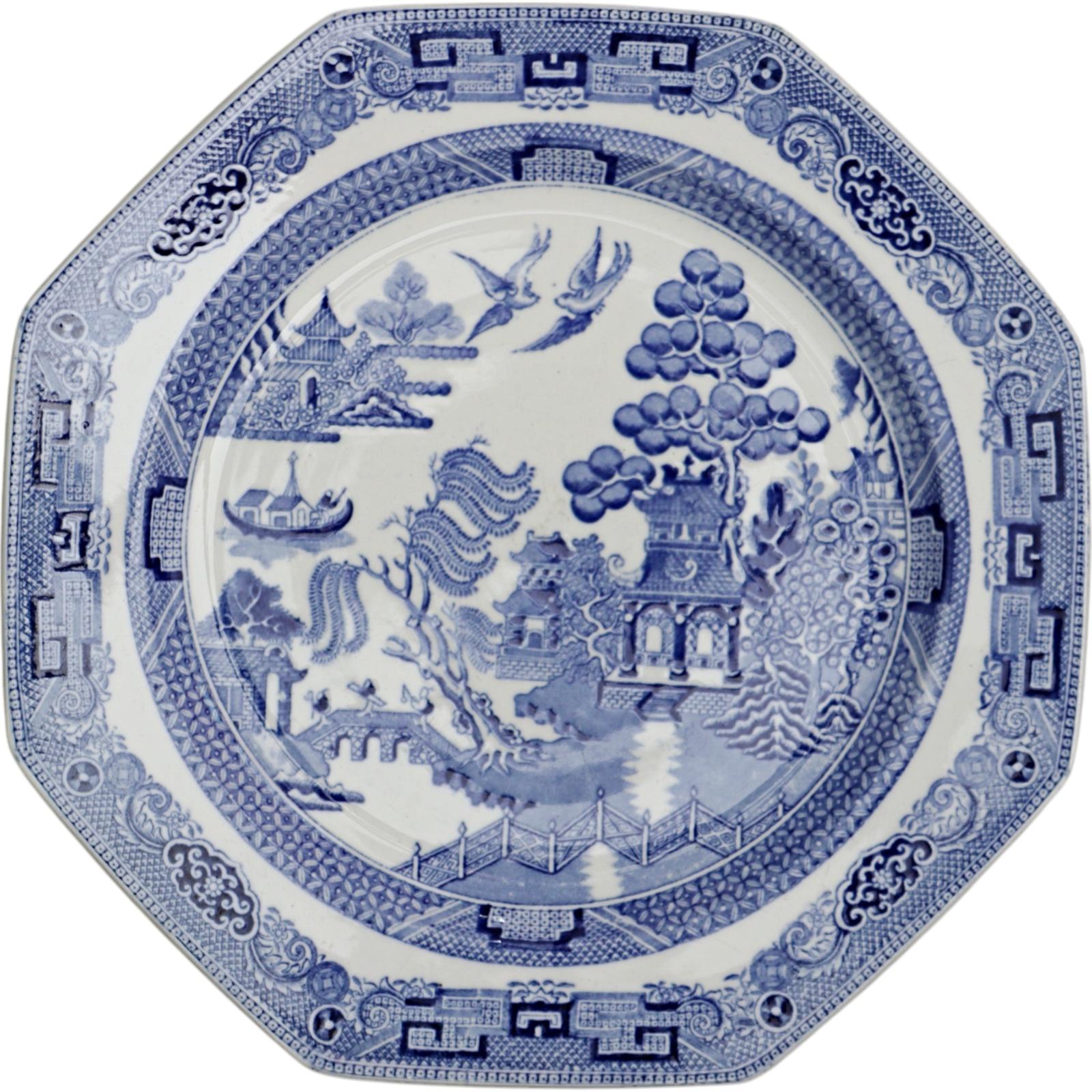 Wedgwood Willow Pottery Plate (1 of 3)