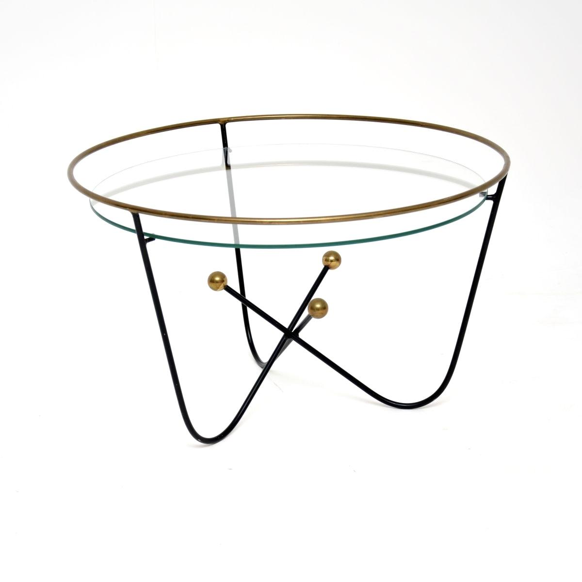 Vintage Steel & Brass Coffee Table by Edward Ihnatowicz (1 of 5) Vintage Steel & Brass Coffee Table by Edward Ihnatowicz (1 of 5)