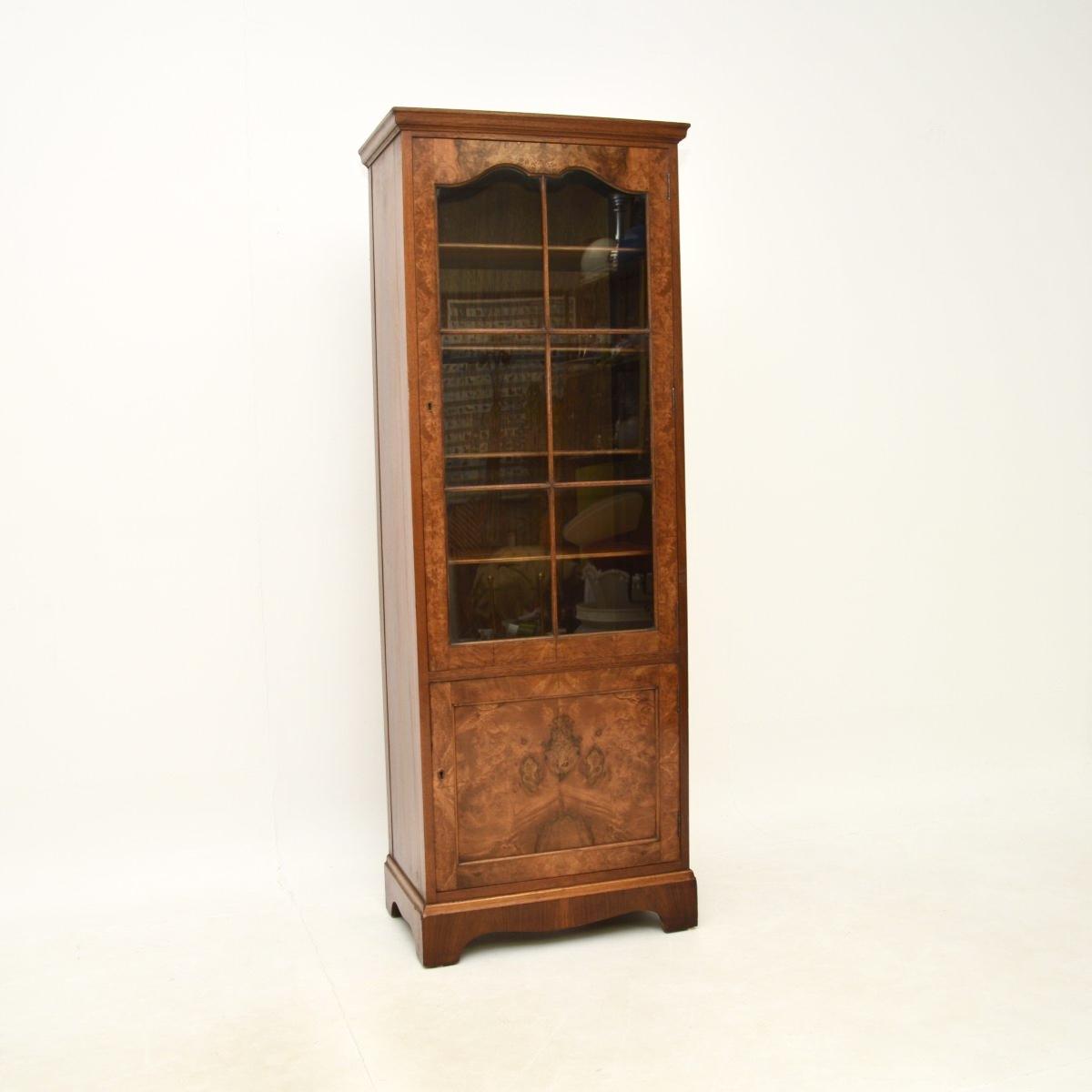 Burr Walnut Bookcase (1 of 7)