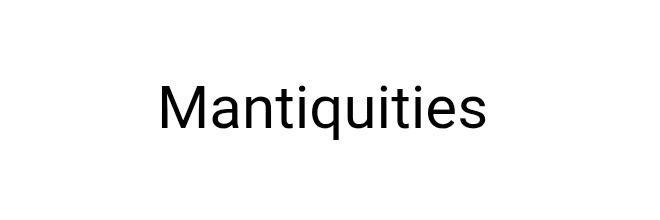 Mantiquities - logo image