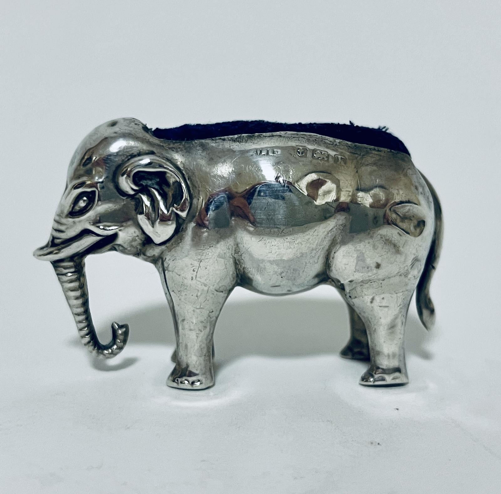 Antique Silver Elephant Pin Cushion (1 of 11) Antique Silver Elephant Pin Cushion (1 of 11)