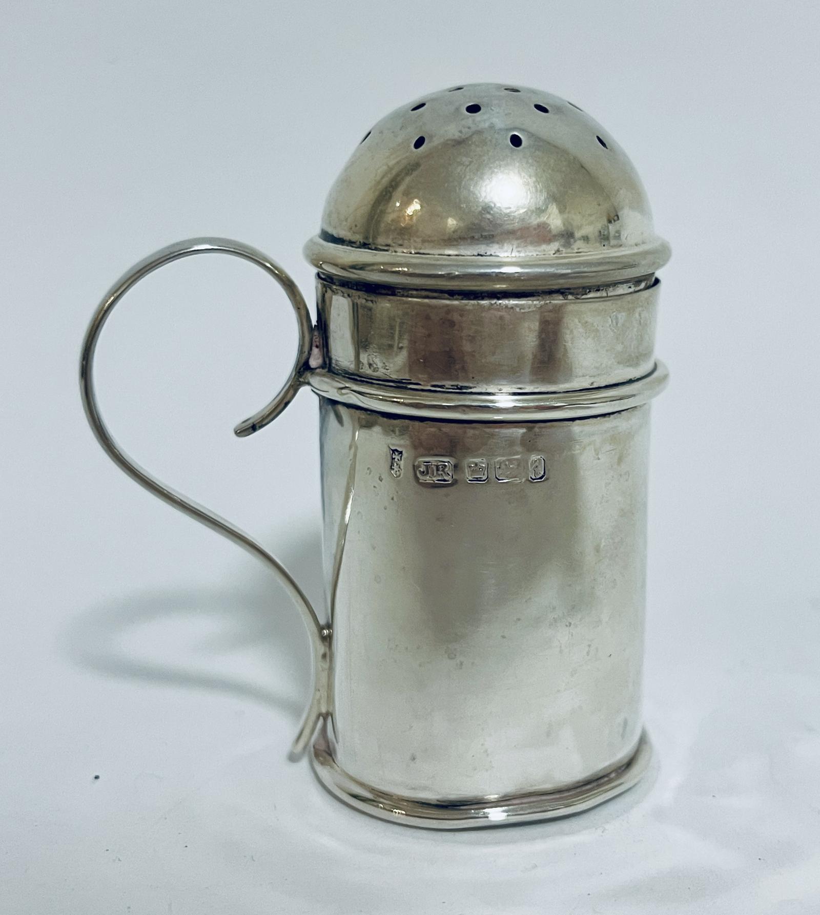 Antique Silver Pepper Shaker (1 of 9)
