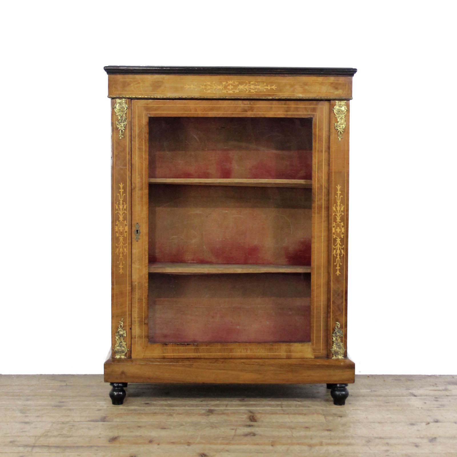 Antique Walnut Inlaid Pier Cabinet (1 of 10) Antique Walnut Inlaid Pier Cabinet (1 of 10)