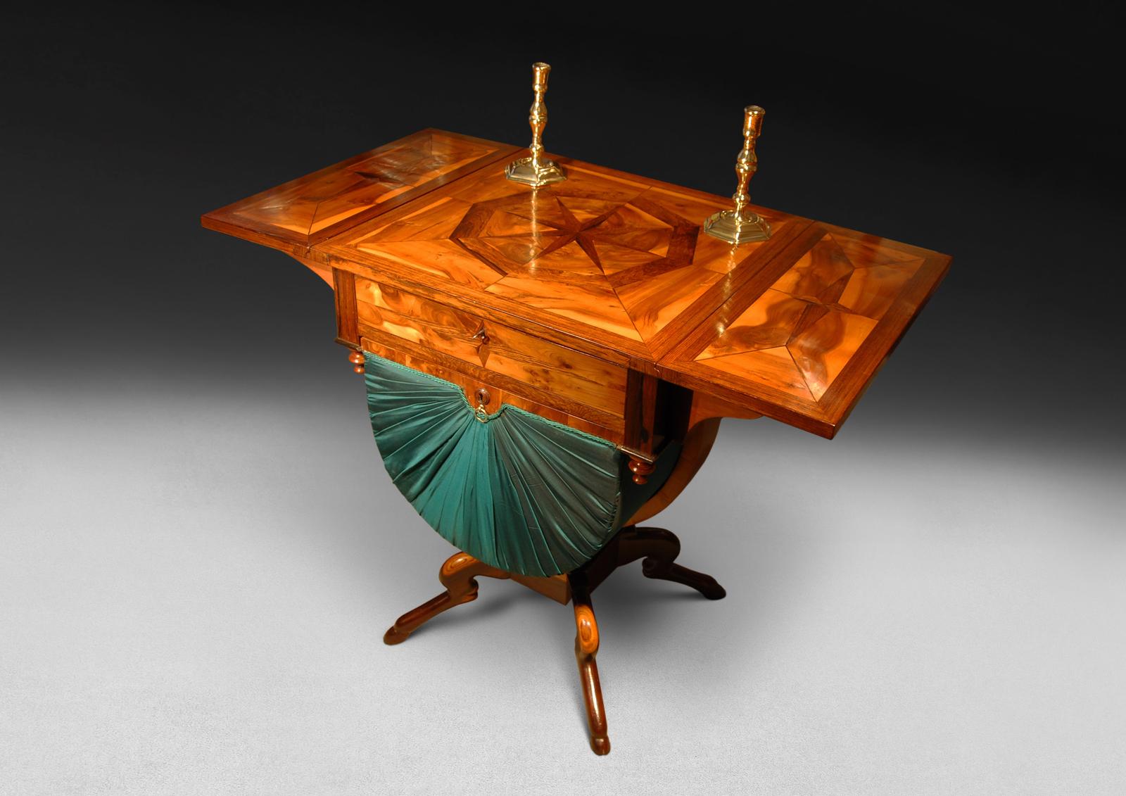 Regency Yew Wood, Rosewood & Laburnum Work Table (1 of 3) Regency Yew Wood, Rosewood & Laburnum Work Table (1 of 3)
