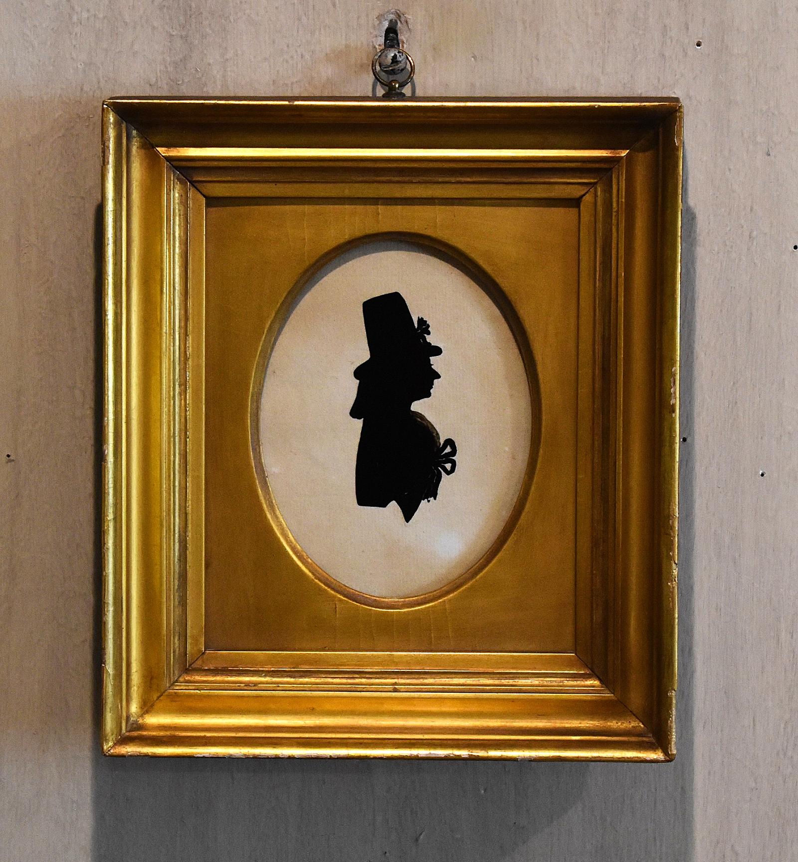 Regency Painted Silhouette by Charles Rosenberg (1 of 6)