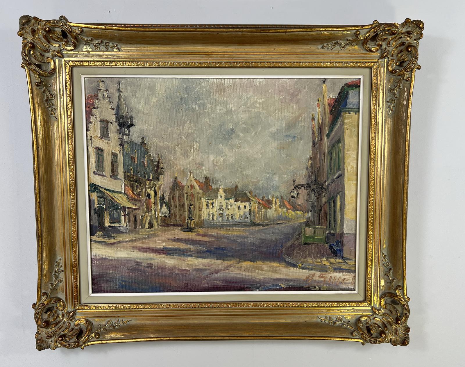 Vintage Oil Painting in Frame (1 of 7)