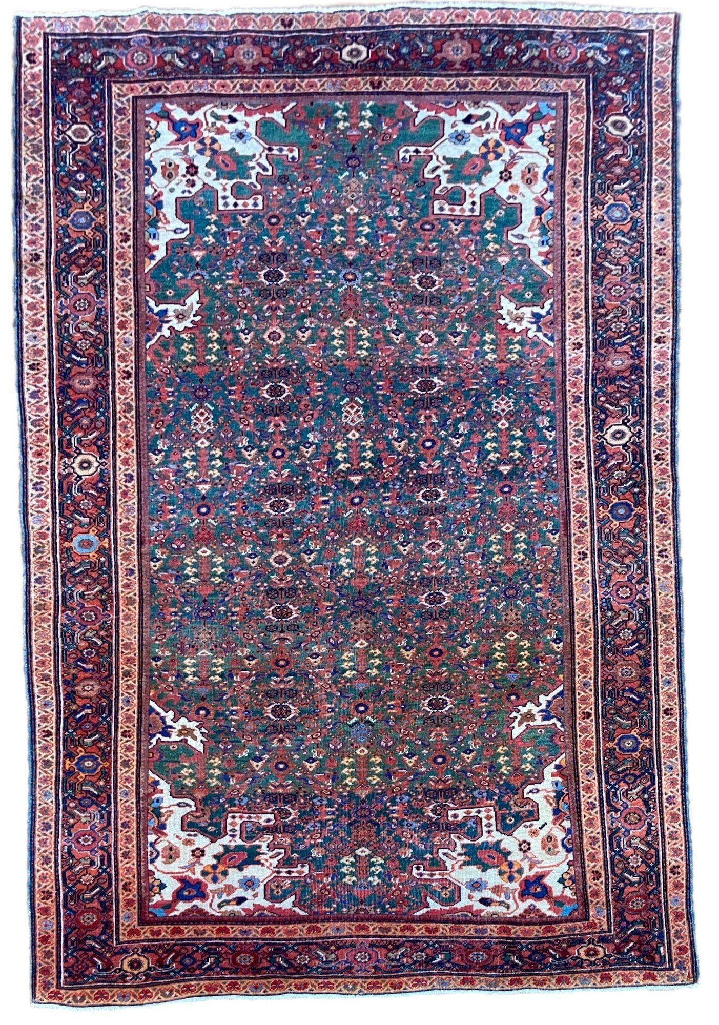 Antique Mahal Rug 2.08m x 1.32m (1 of 17) Antique Mahal Rug 2.08m x 1.32m (1 of 17)