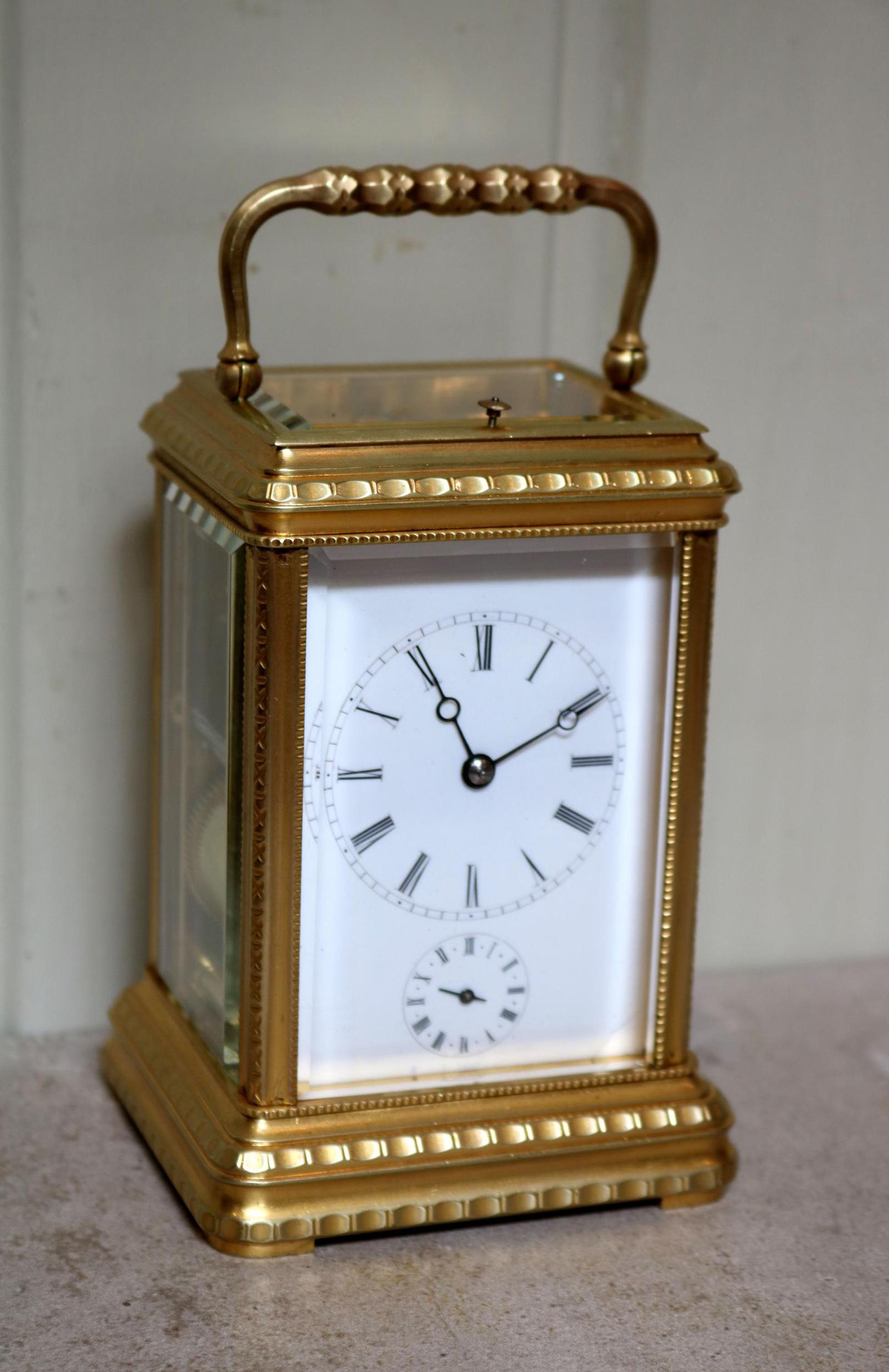 Bell Striking and Repeating and Alarm Gorge Case Carriage Clock (1 of 11) Bell Striking and Repeating and Alarm Gorge Case Carriage Clock (1 of 11)