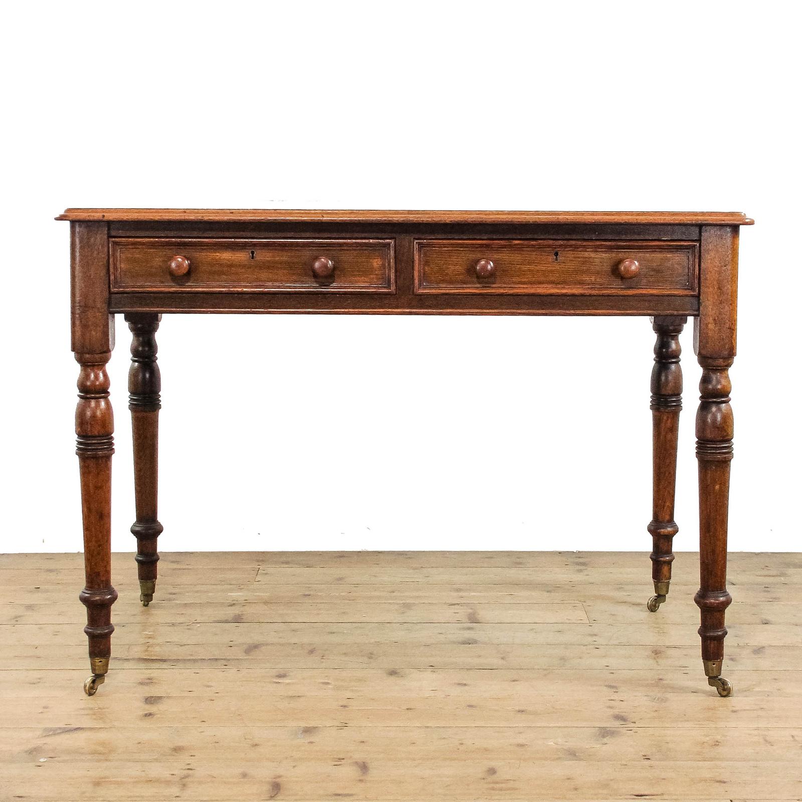 Antique Victorian Oak Desk (1 of 8)