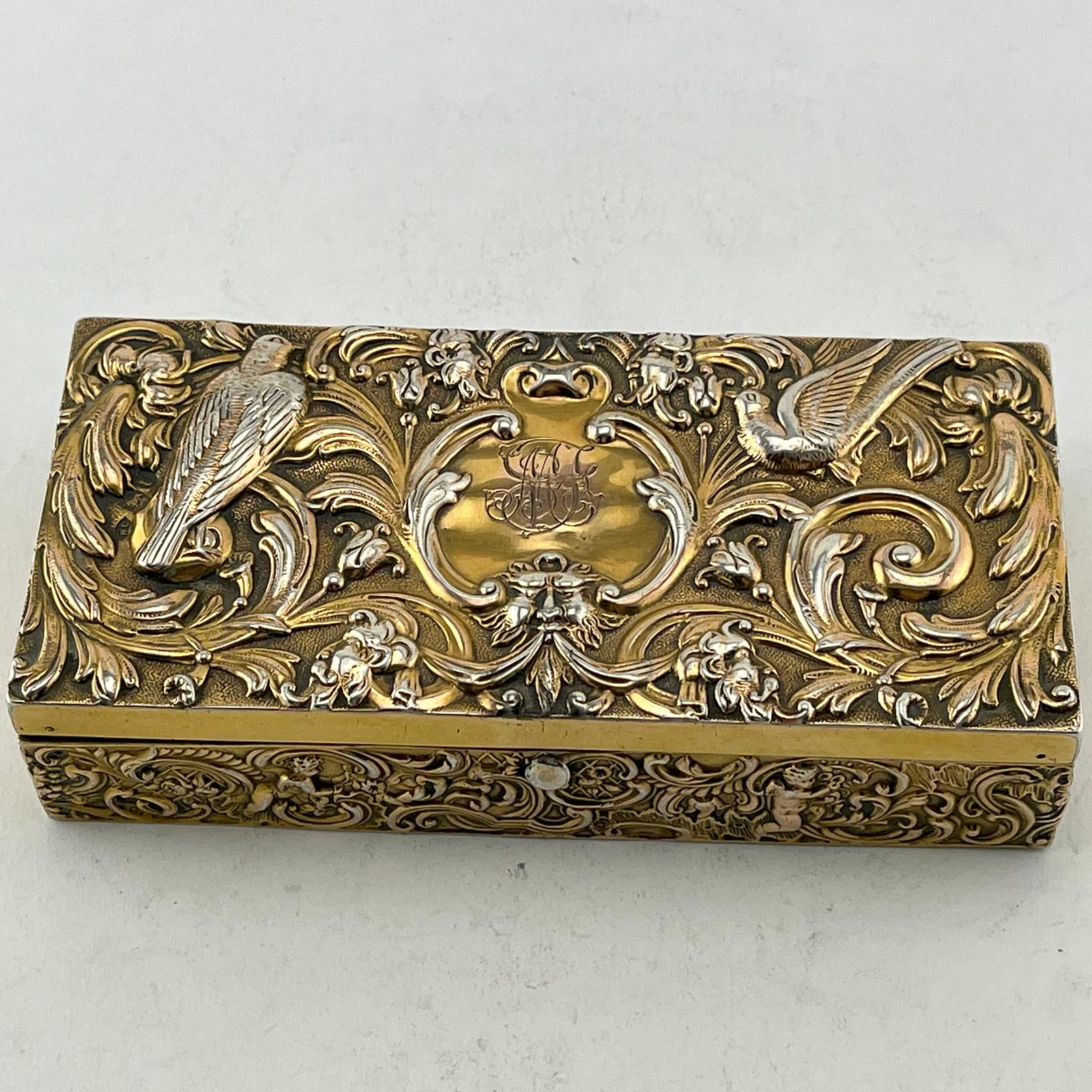 Decorative Victorian William Comyns Sterling Silver Jewellery Box (1 of 9) Decorative Victorian William Comyns Sterling Silver Jewellery Box (1 of 9)