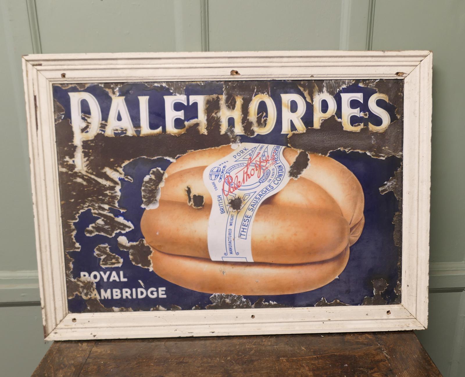 Large Early 20th Century Palethorps Pictorial Enamel Sign (1 of 6)