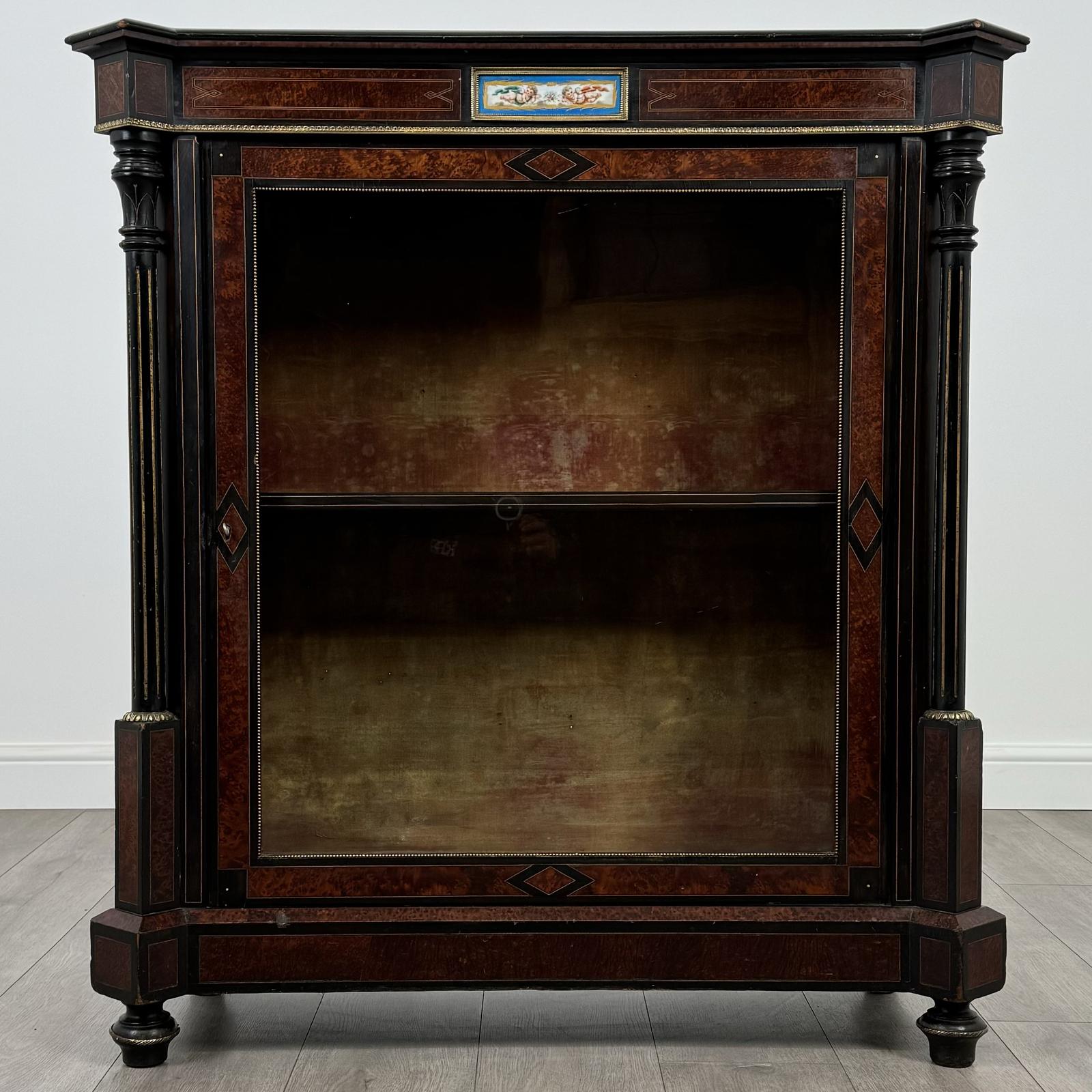 Antique 19th Century Ebonised Pier Cabinet of Fine Quality (1 of 10)