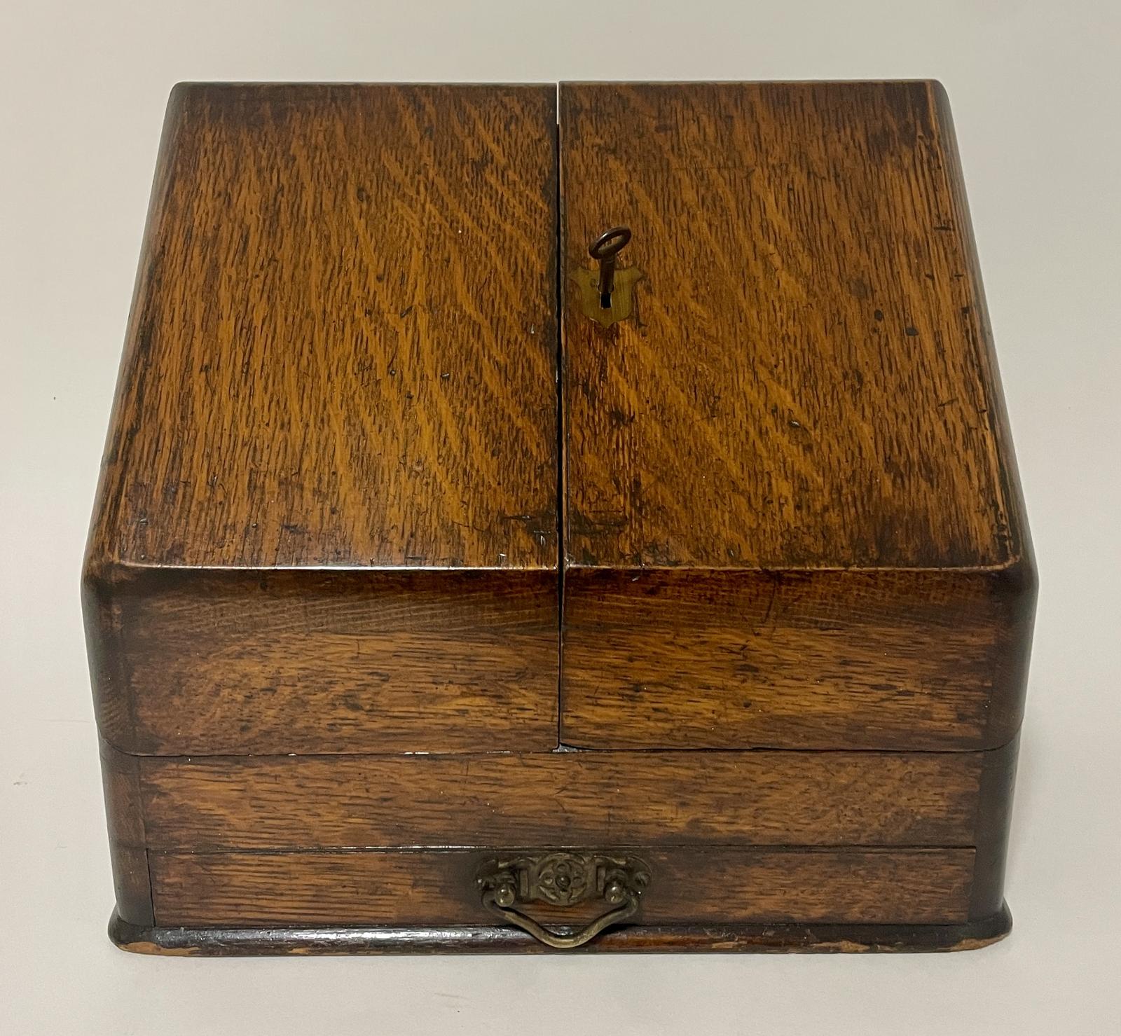 Small Antique Oak Stationery Cabinet (1 of 14) Small Antique Oak Stationery Cabinet (1 of 14)