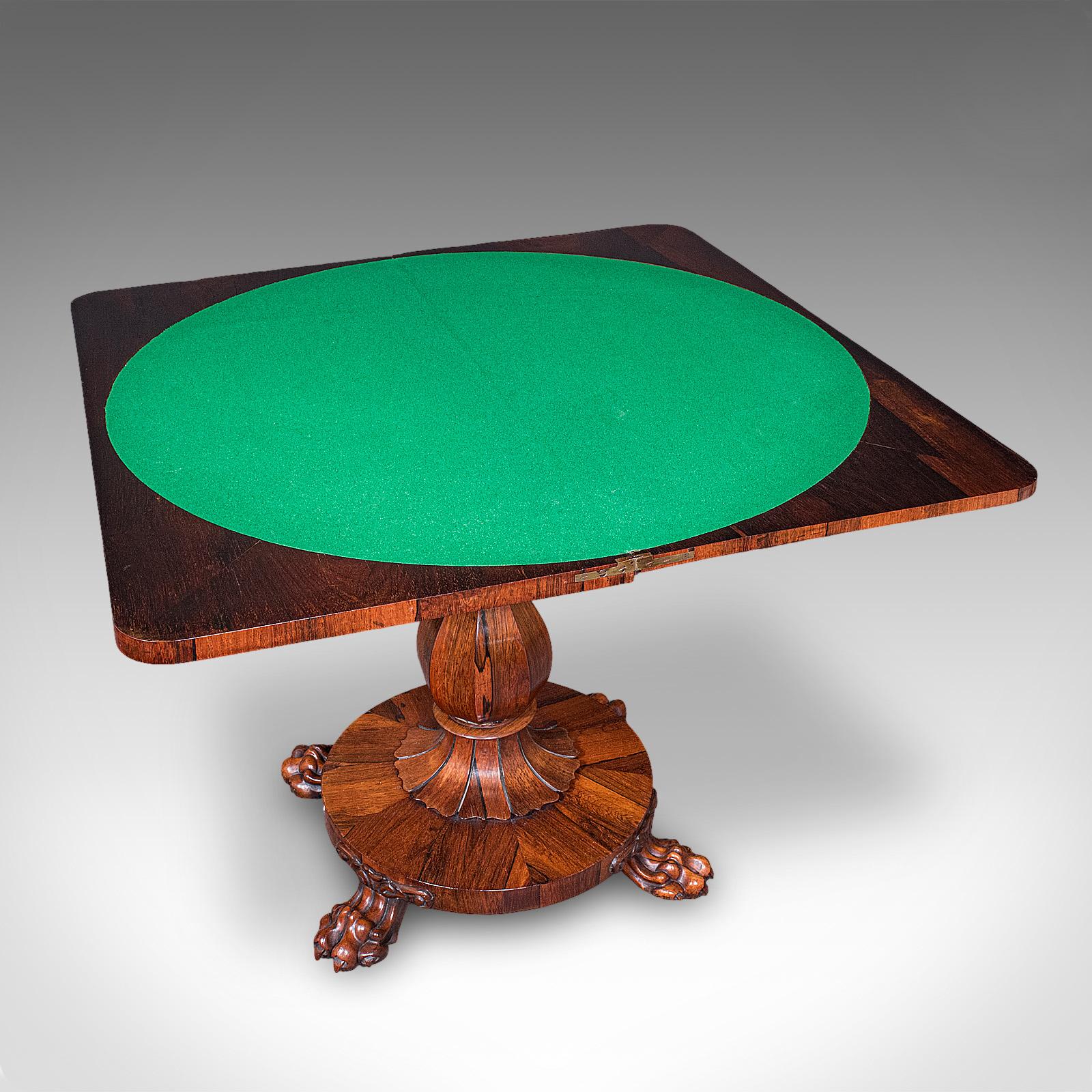 Antique Club Lounge Poker Table, English, Parlour Games, Cards - William IV c.1835 (1 of 12) Antique Club Lounge Poker Table, English, Parlour Games, Cards - William IV c.1835 (1 of 12)