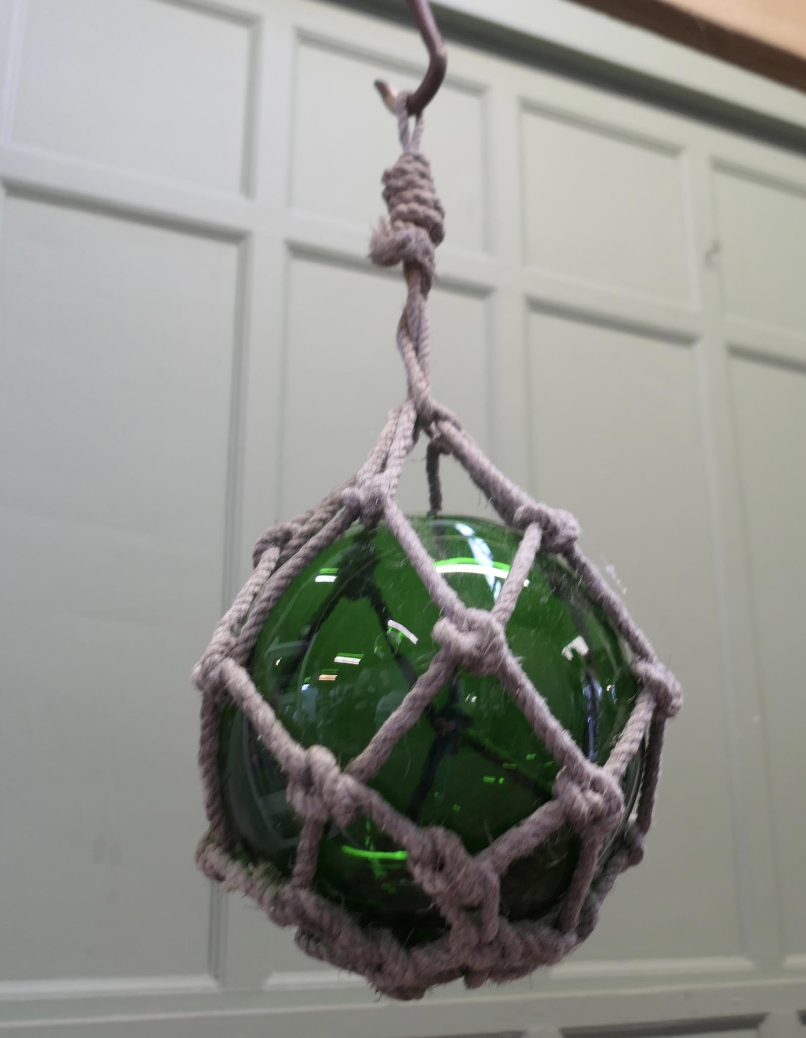 Large Vintage Hand Blown Glass Fishing Float (1 of 6)