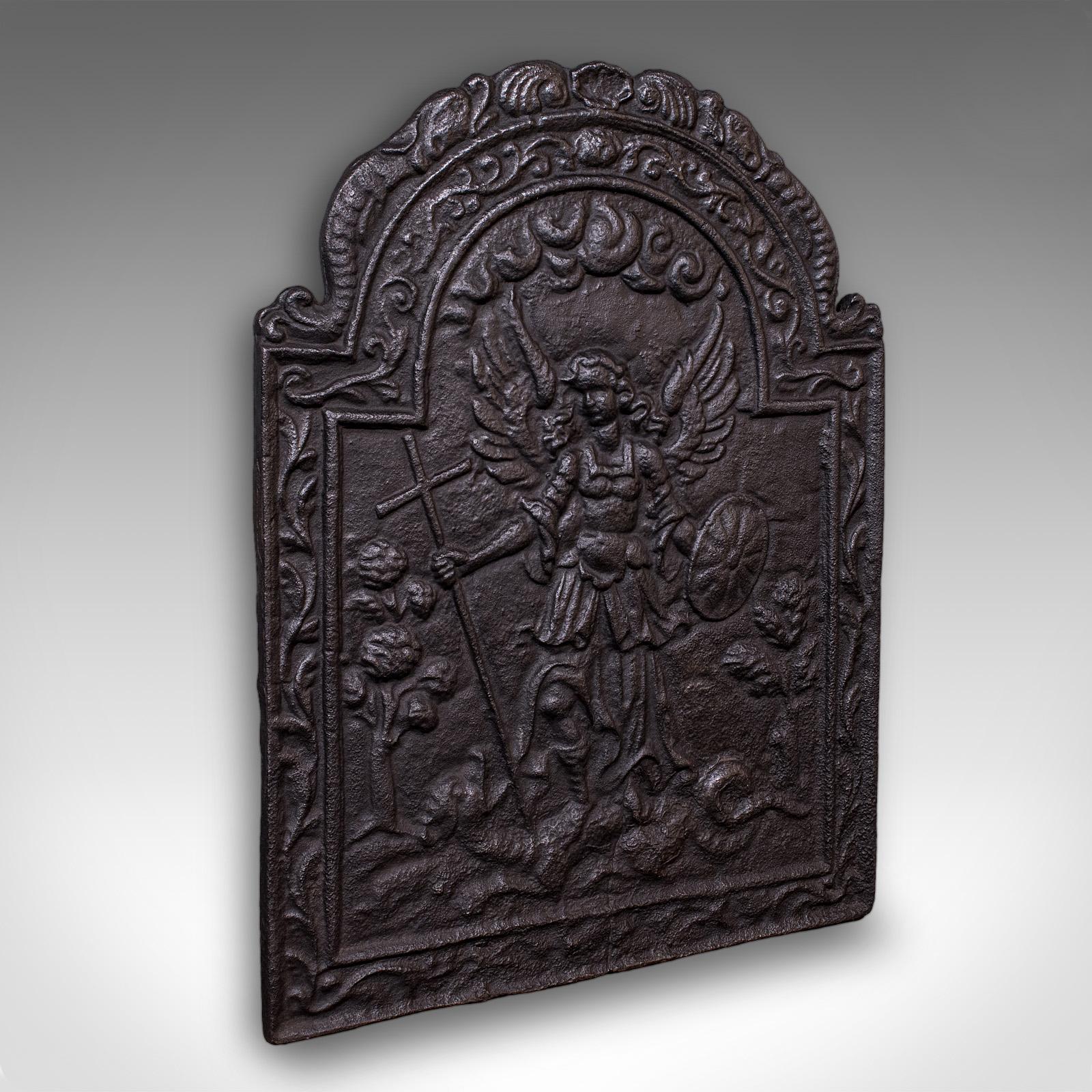 Antique Church Refectory Fire Back, English Fireplace Reflector, Victorian, 1890 (1 of 8) Antique Church Refectory Fire Back, English Fireplace Reflector, Victorian, 1890 (1 of 8)