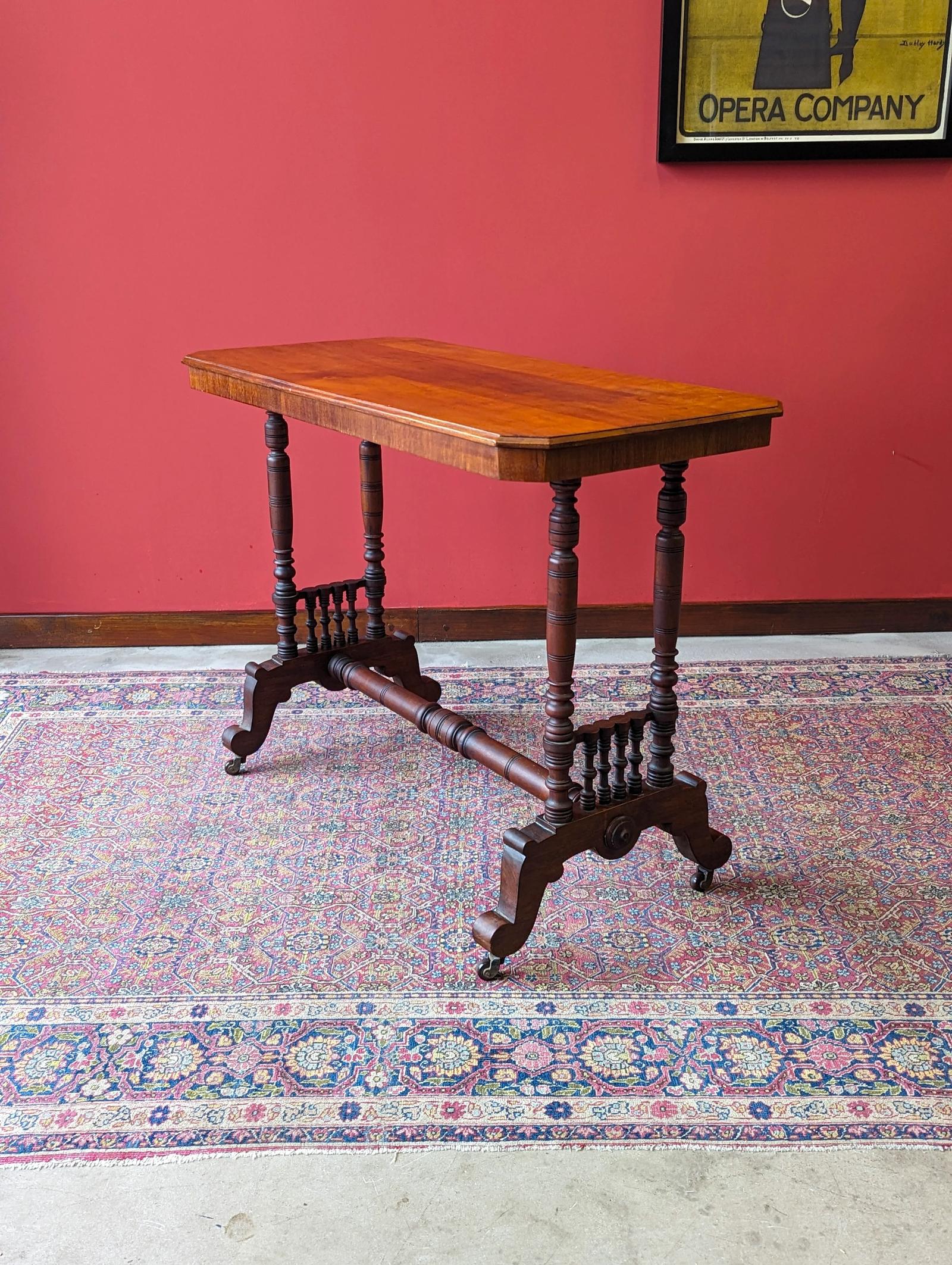 Antique Aesthetic Movement Mahogany Occasional Table c.1900 (1 of 10)