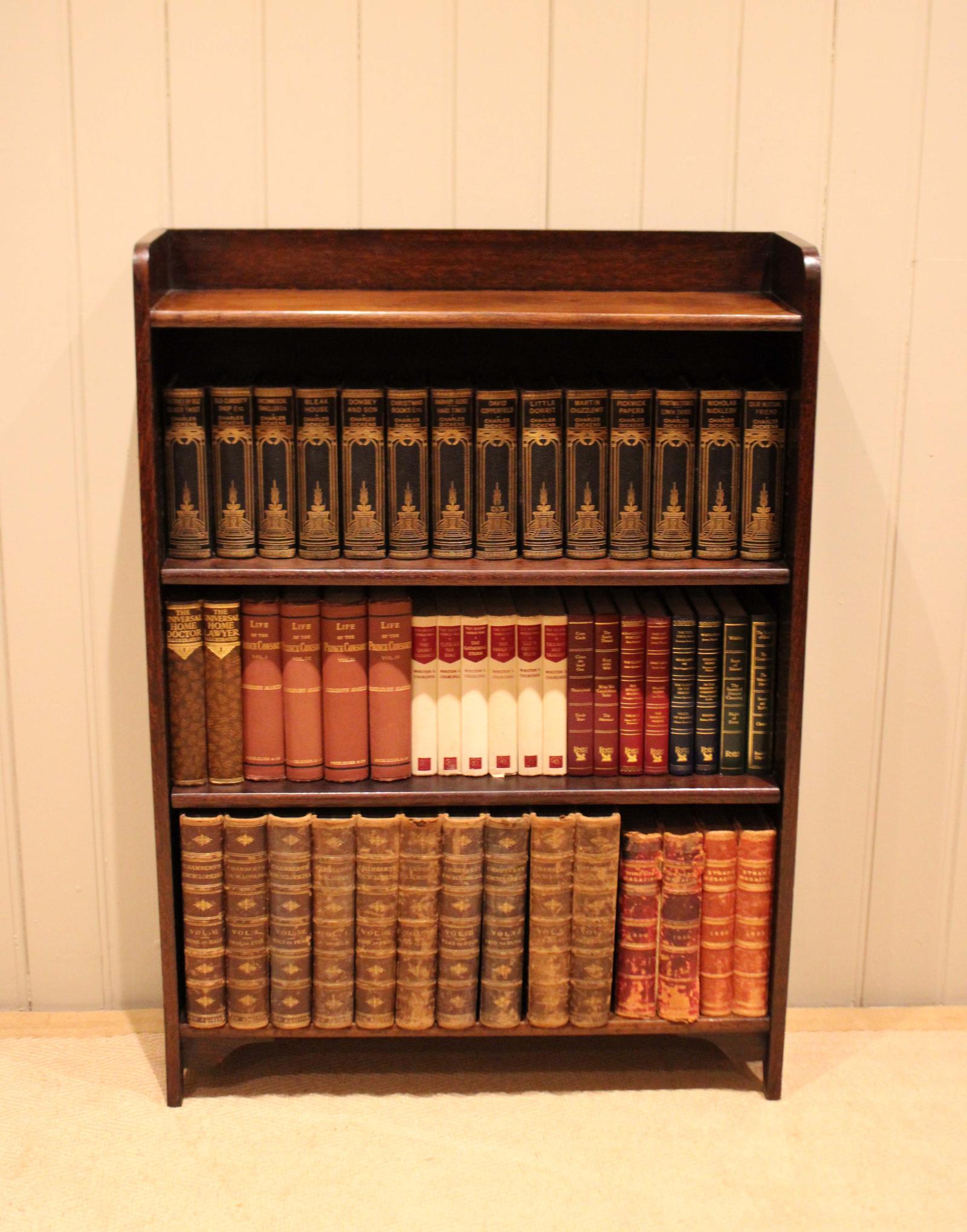 Oak Open Adjustable Bookcase (1 of 9) Oak Open Adjustable Bookcase (1 of 9)