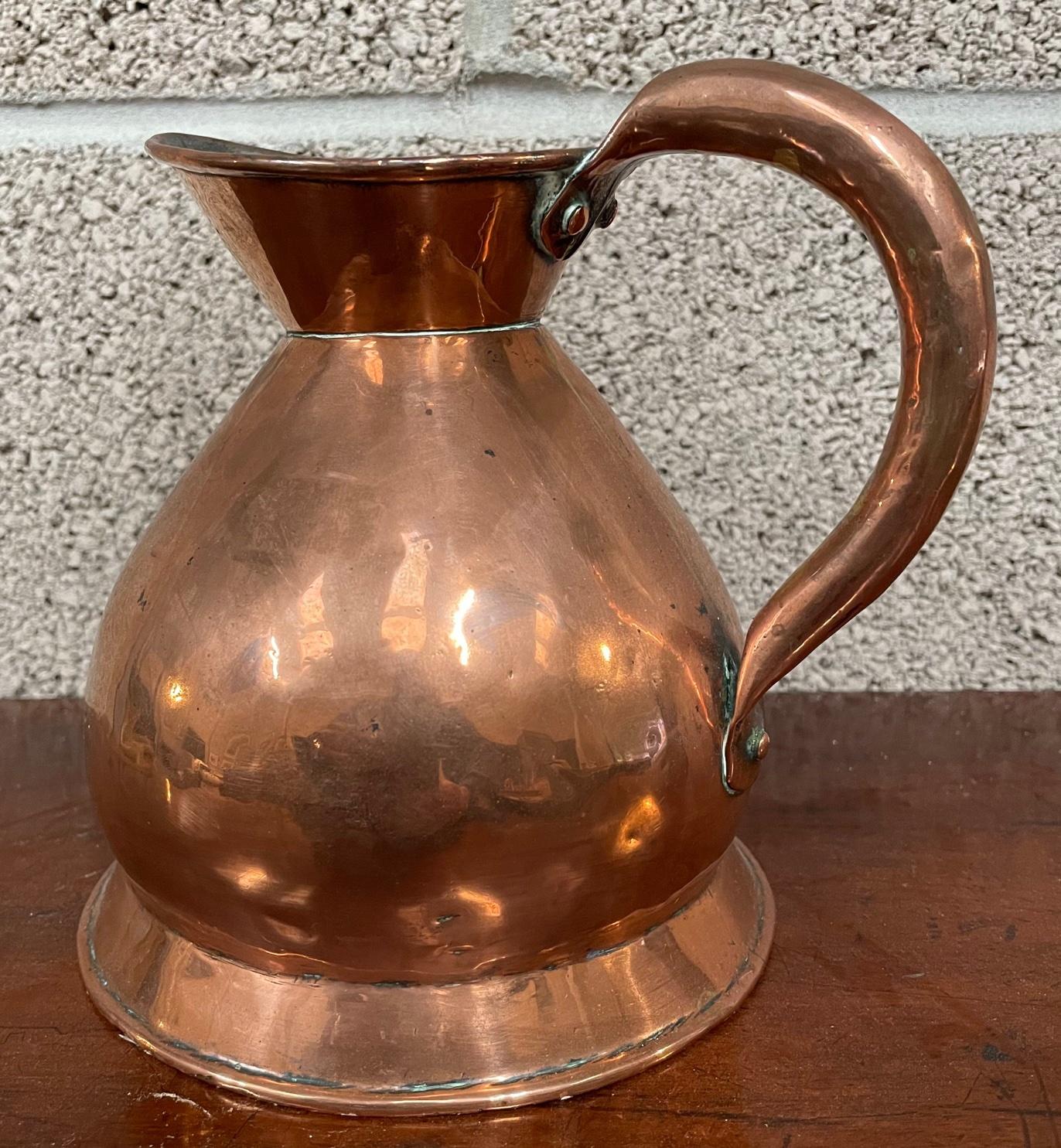 19th Century Copper 'Quartz' Jug (1 of 3) 19th Century Copper 'Quartz' Jug (1 of 3)