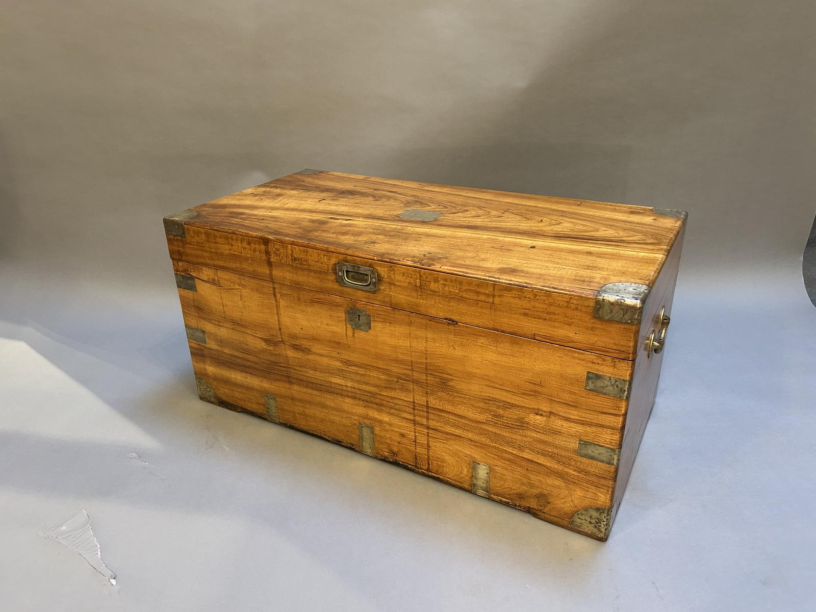 19th Century Camphor Campaign Chest (1 of 12)