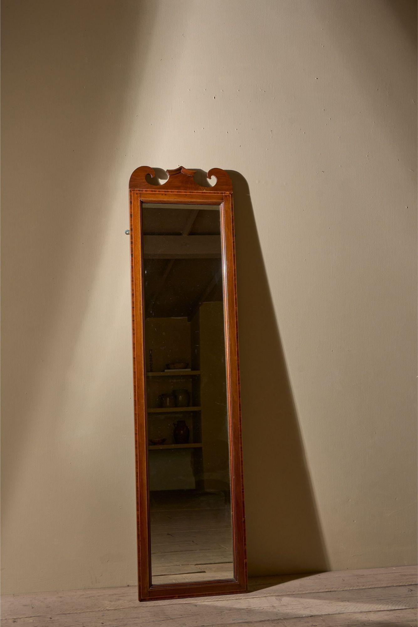 19th Century Tall Mahogany Pier Mirror (1 of 5) 19th Century Tall Mahogany Pier Mirror (1 of 5)