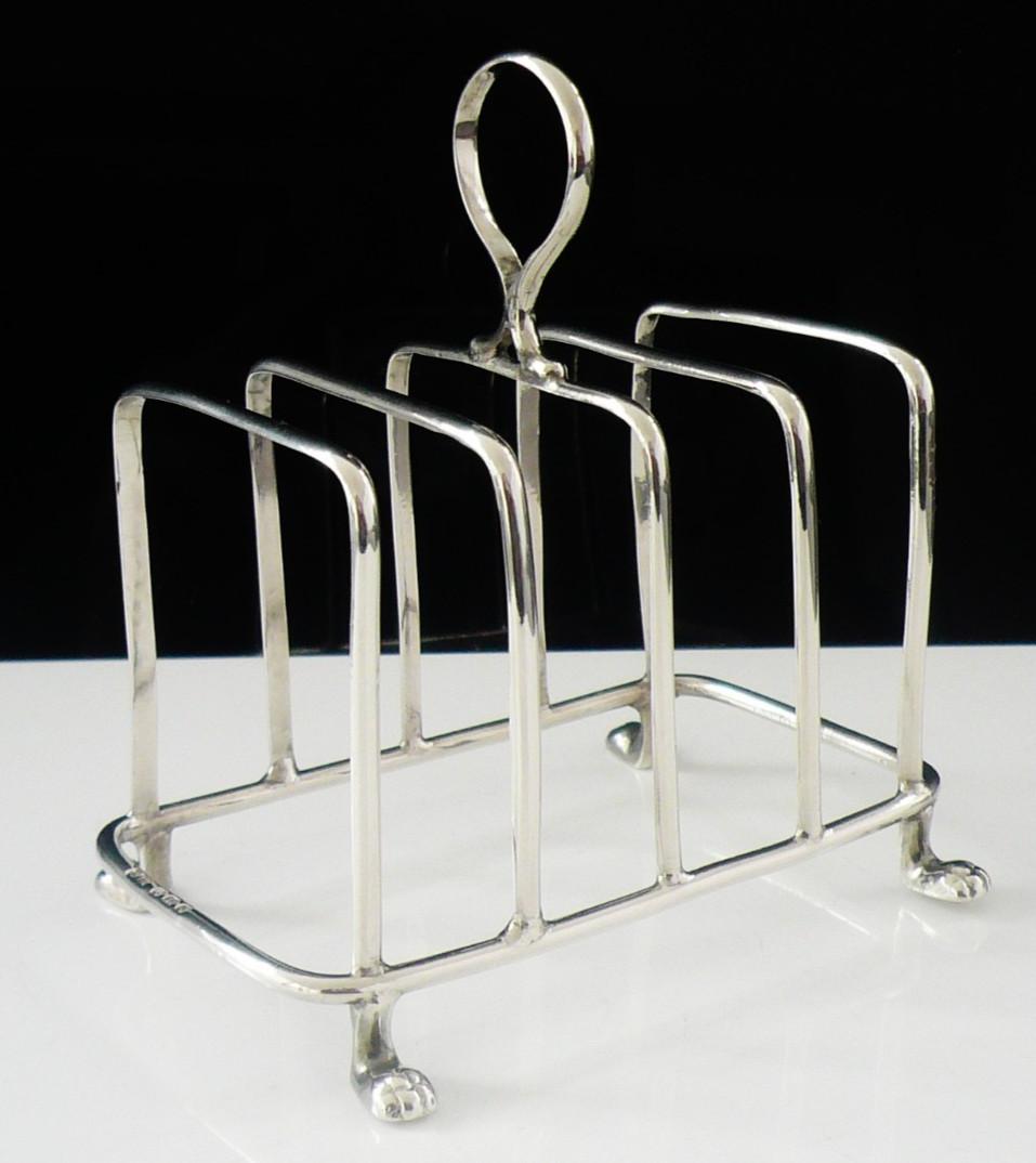 Sterling Silver Toast Rack - Birmingham 1913 (1 of 10) Sterling Silver Toast Rack - Birmingham 1913 (1 of 10)