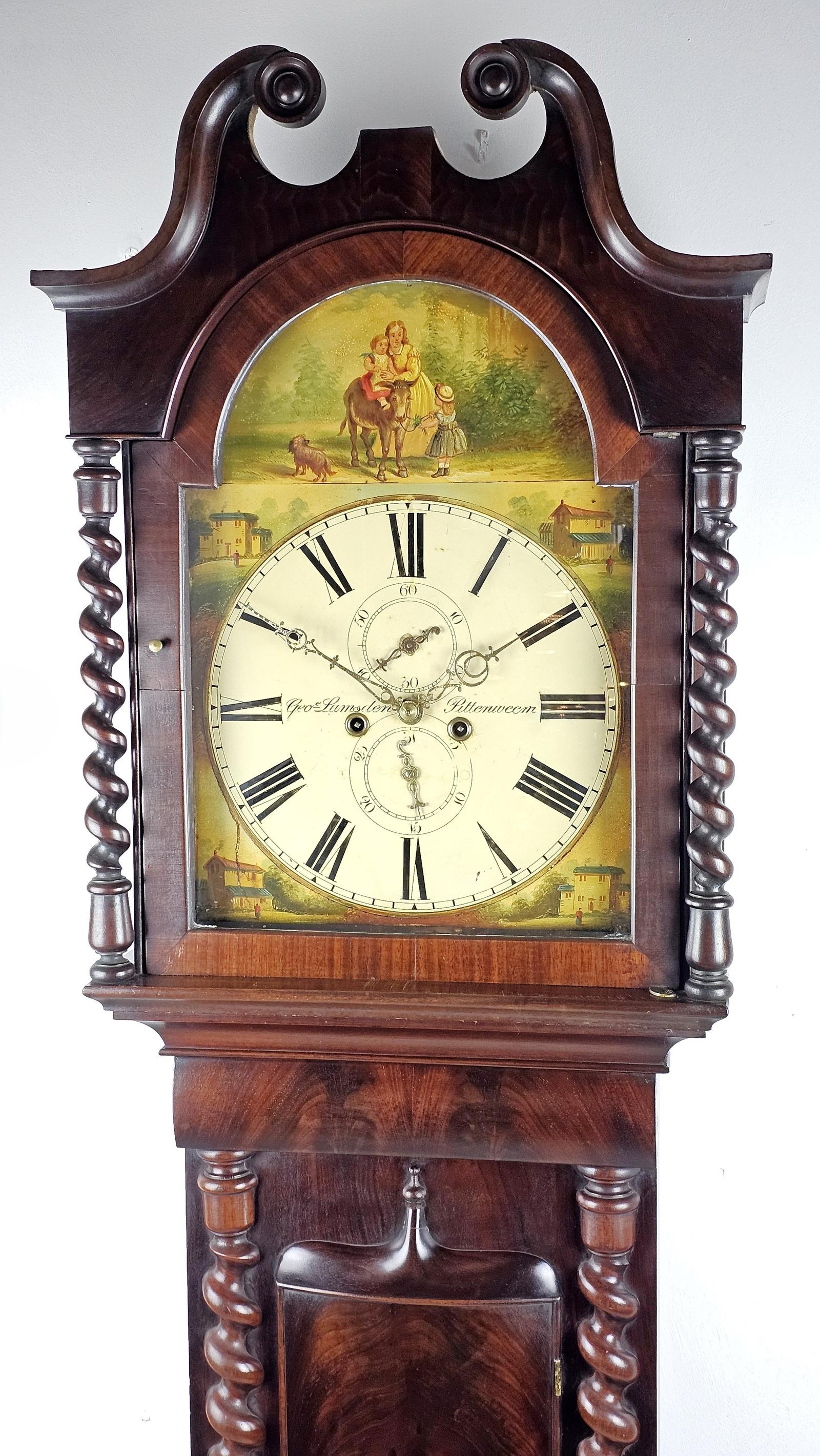 Longcase Clock - Geo Lumsden Pittenweem (1 of 9)