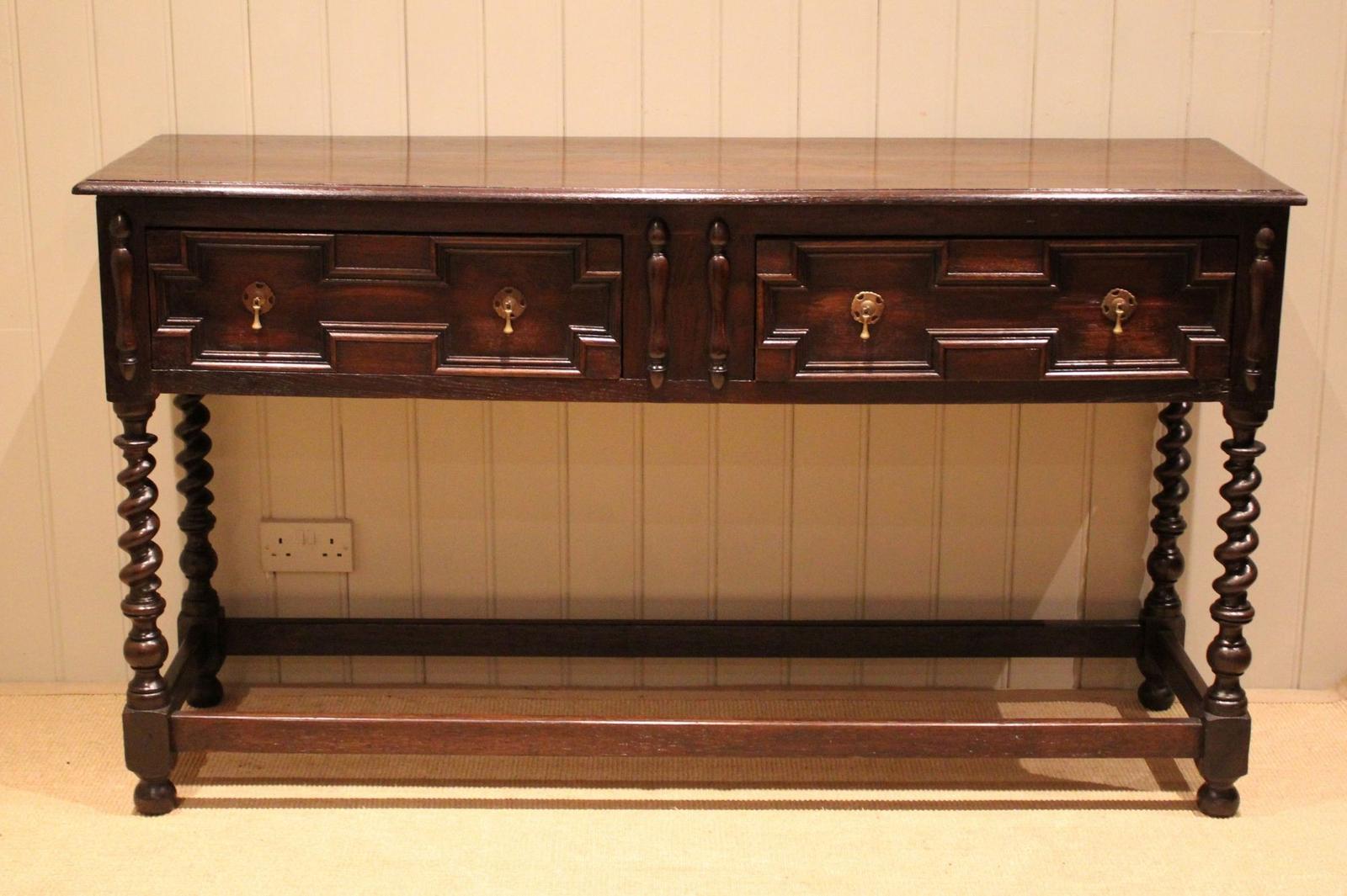 Solid Oak Dresser Base (1 of 13)