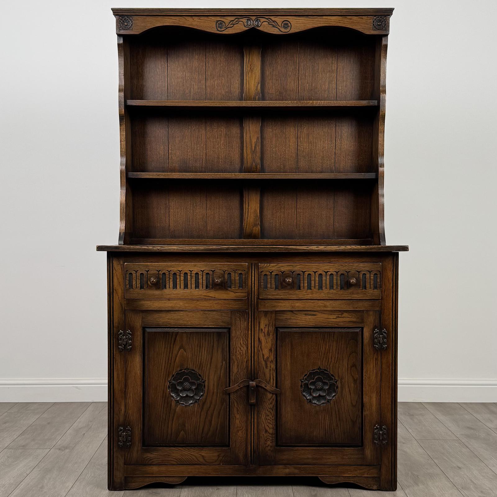 Antique 20th Century Good Quality Dresser In Oak (1 of 12)