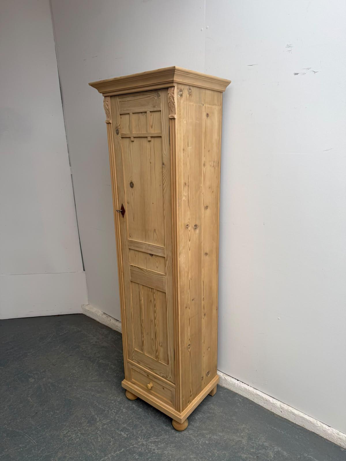 Great Arts & Crafts Style Antique Pine 1 Door Storage Cupboard to wax / paint (1 of 8) Great Arts & Crafts Style Antique Pine 1 Door Storage Cupboard to wax / paint (1 of 8)