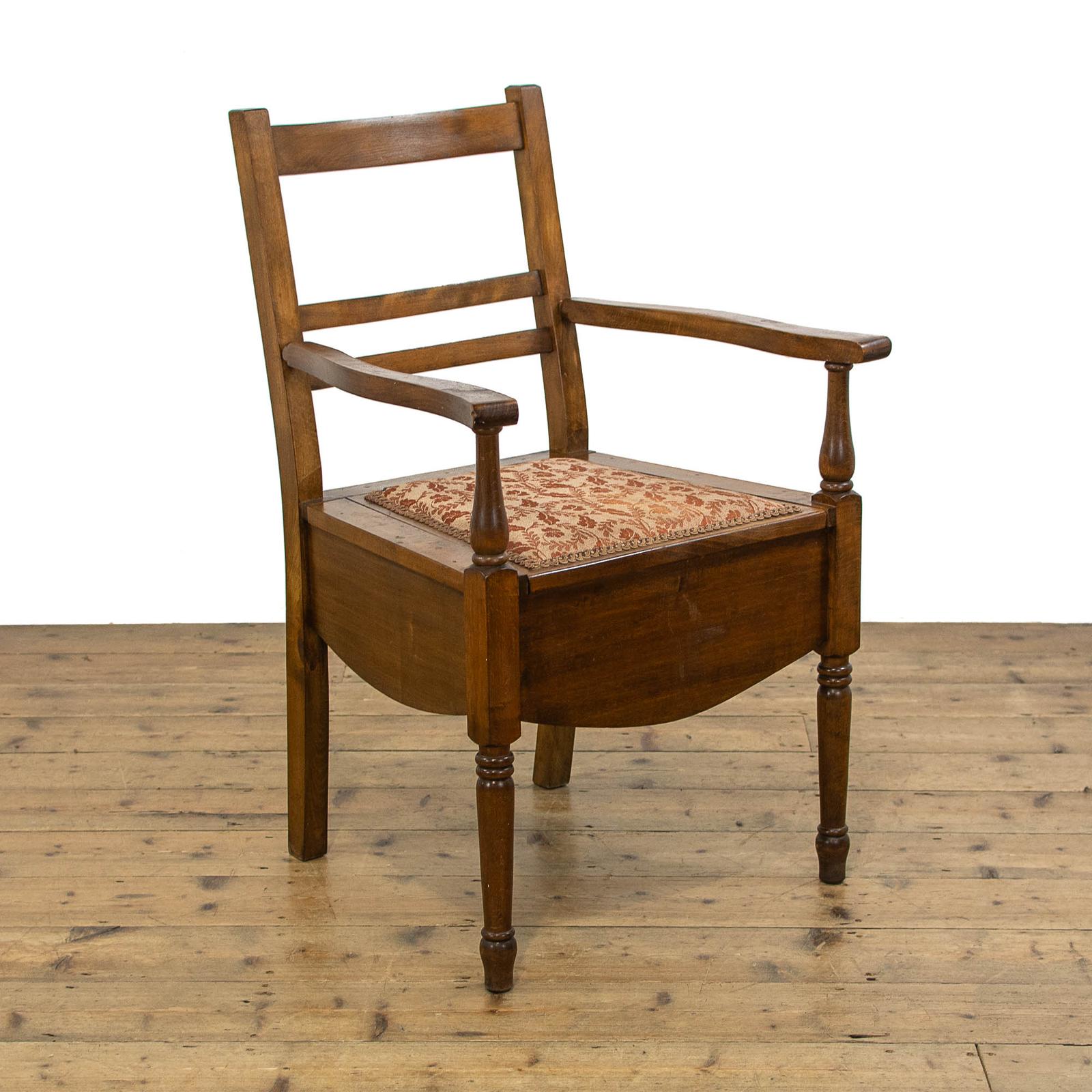 Edwardian Antique Mahogany Commode Armchair (1 of 15) Edwardian Antique Mahogany Commode Armchair (1 of 15)