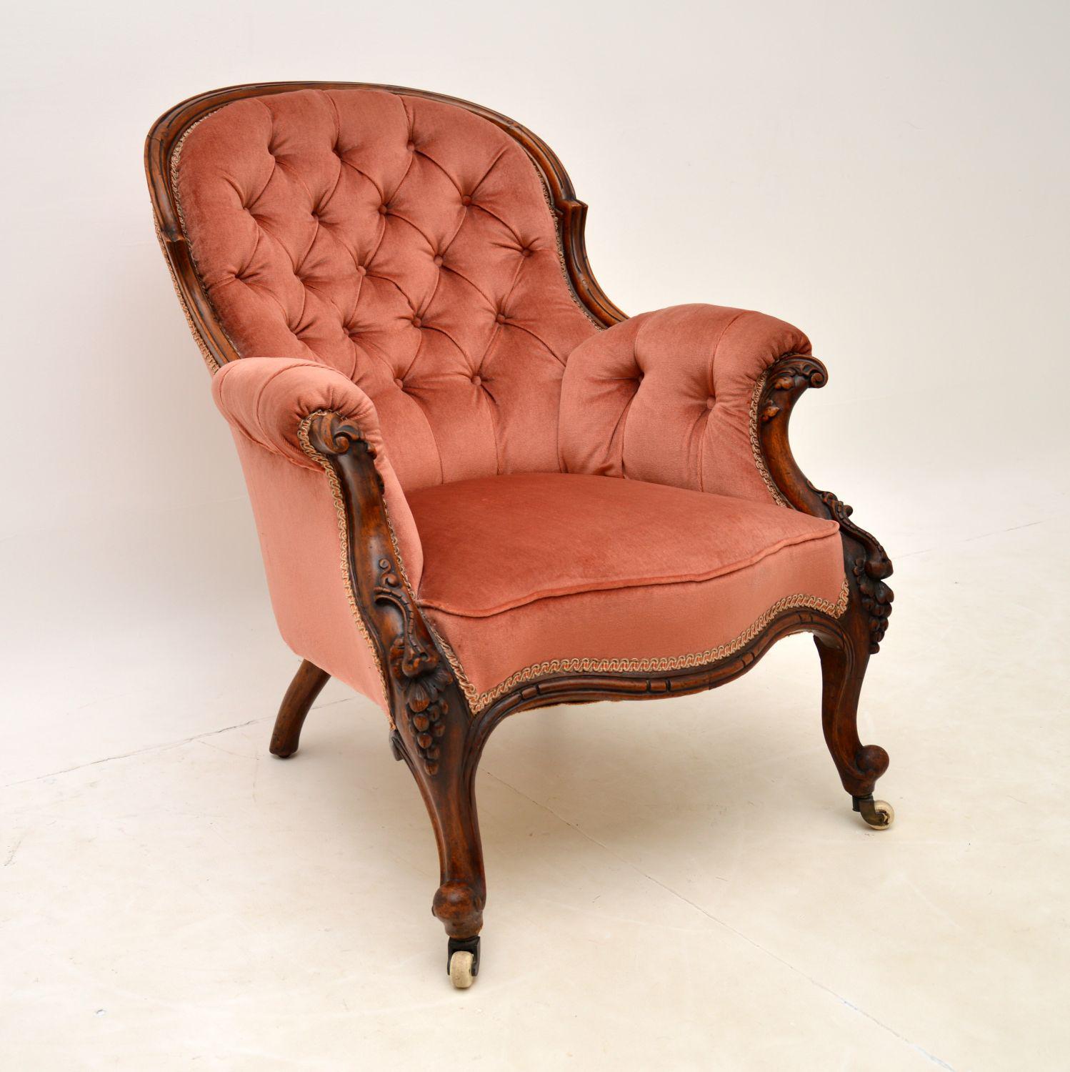 Antique Victorian Carved Mahogany Armchair (1 of 11) Antique Victorian Carved Mahogany Armchair (1 of 11)