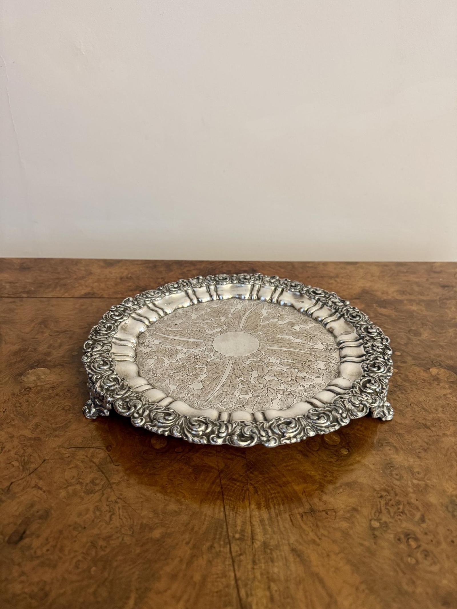 Outstanding Quality Antique Edwardian Silver Plated Tray (1 of 5) Outstanding Quality Antique Edwardian Silver Plated Tray (1 of 5)